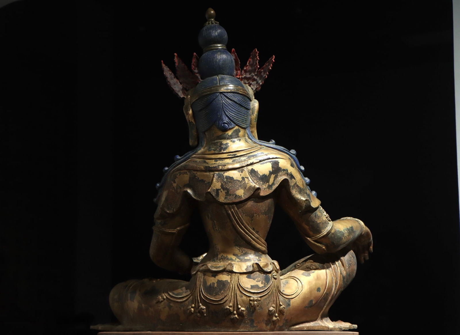 Gilt Bronze GuanYin Figure - 7
