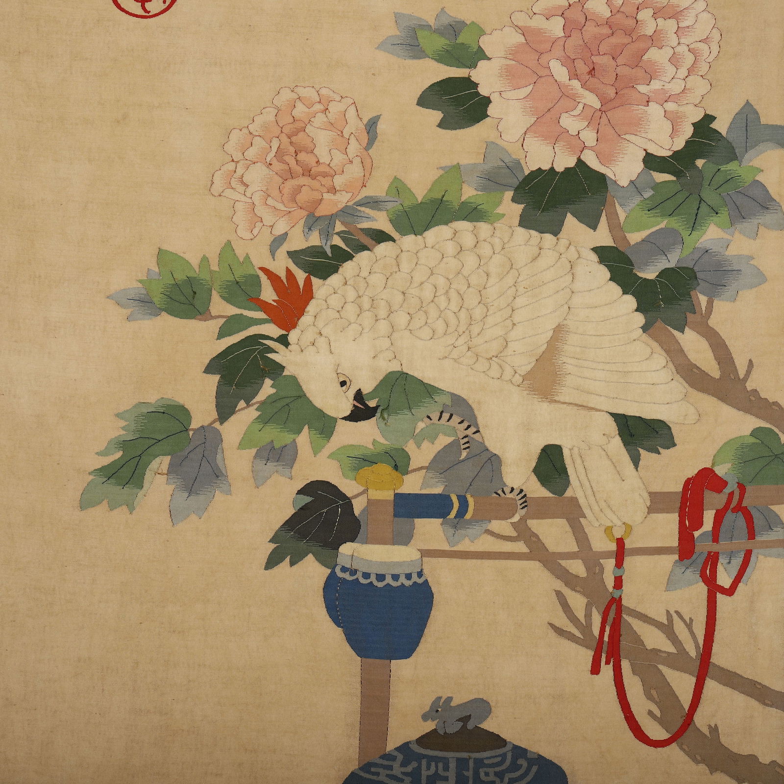 Silk Flower and Bird Pattern Embroidery - 8