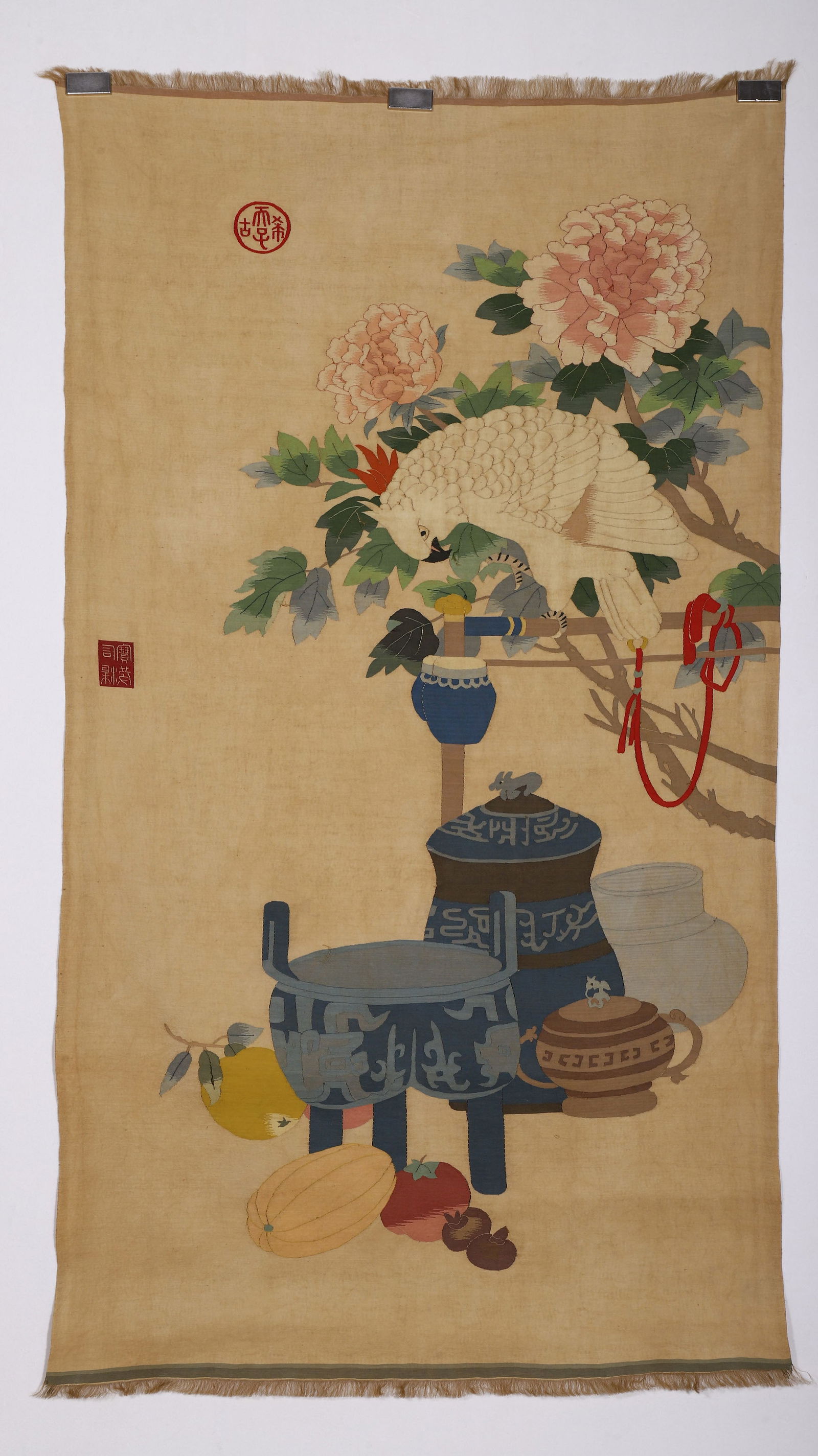 Silk Flower and Bird Pattern Embroidery - 9