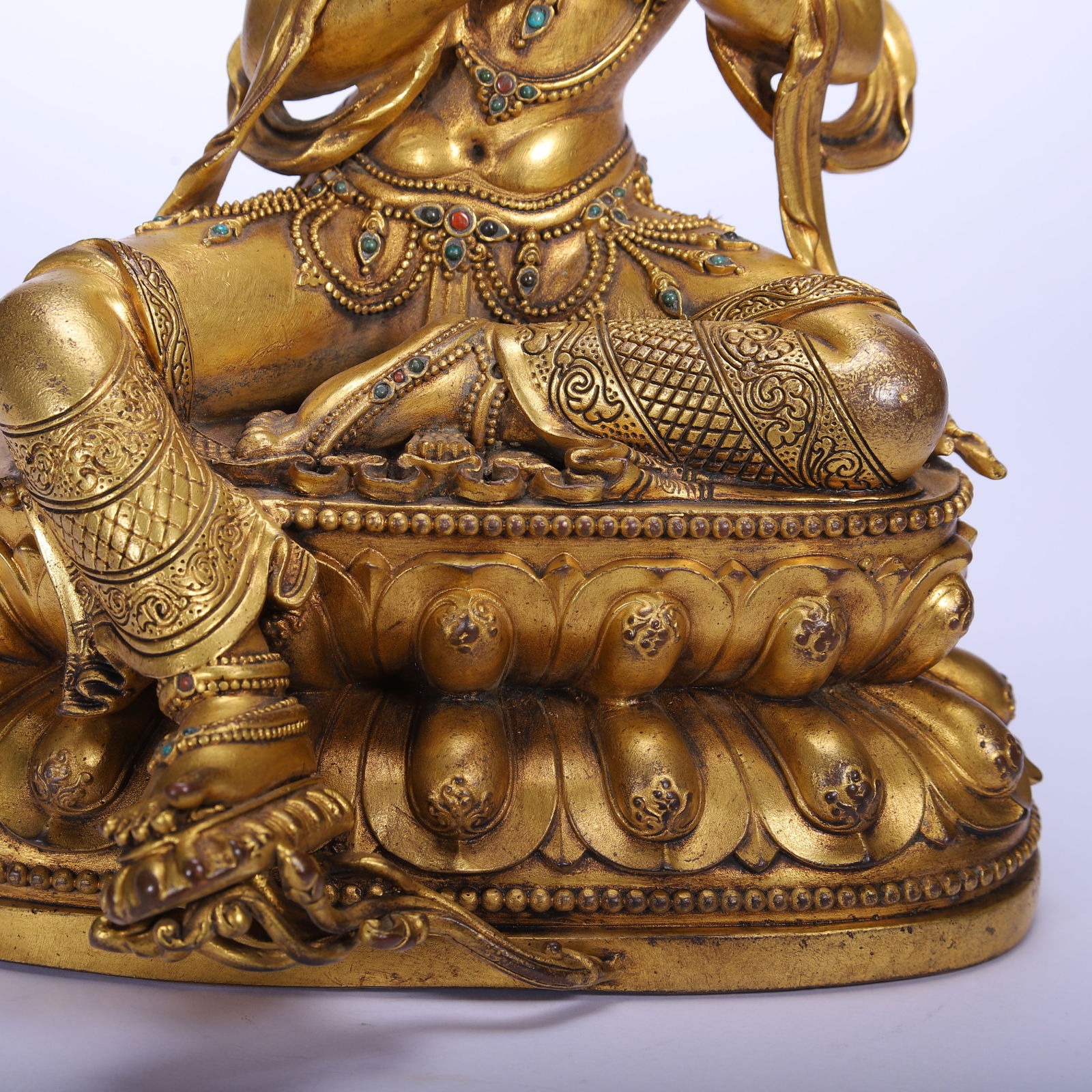 Gilt Bronze Buddha Figure - 3
