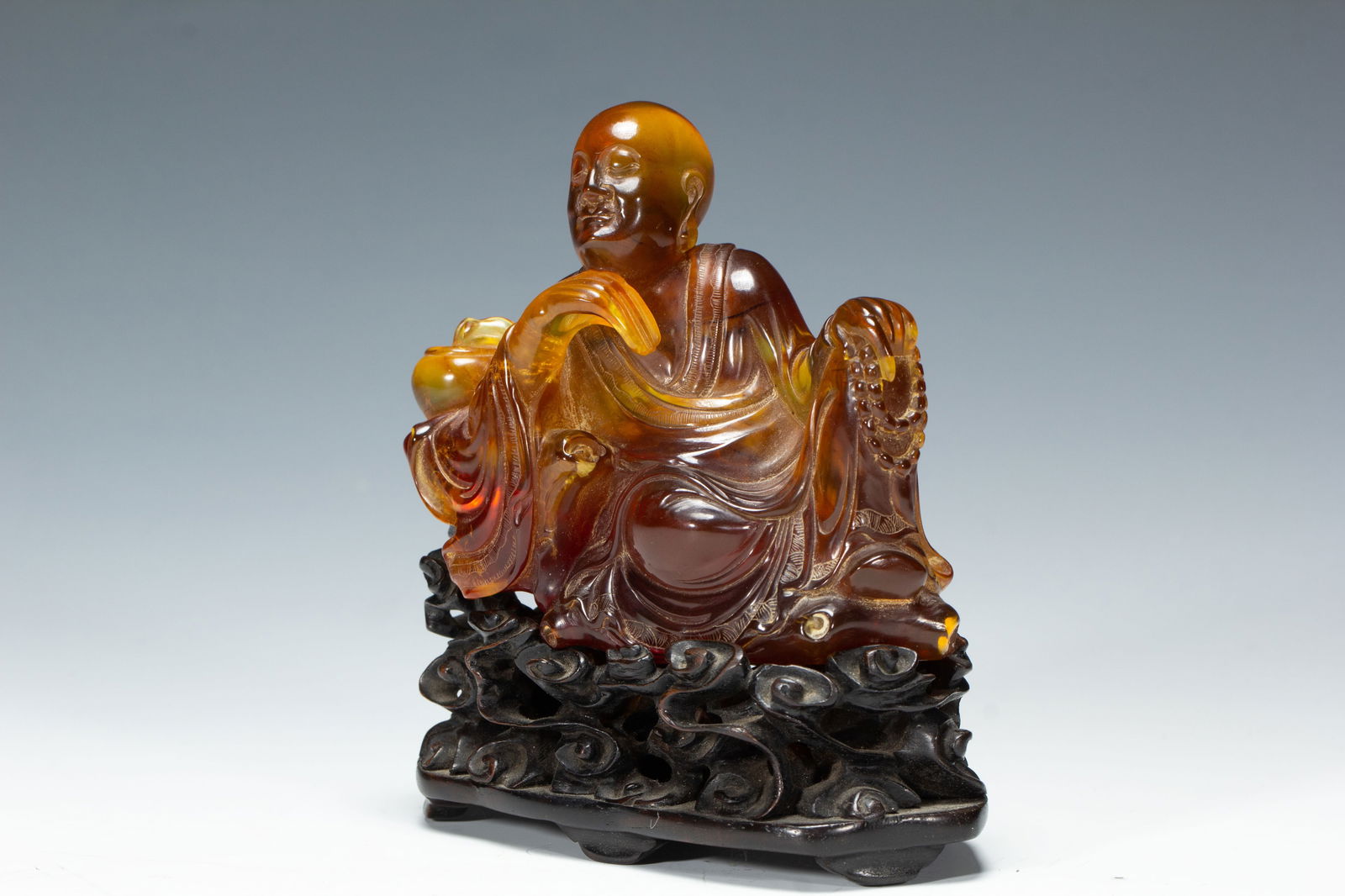 Chrysophoron Carved Arhat Shape Ornament - 5