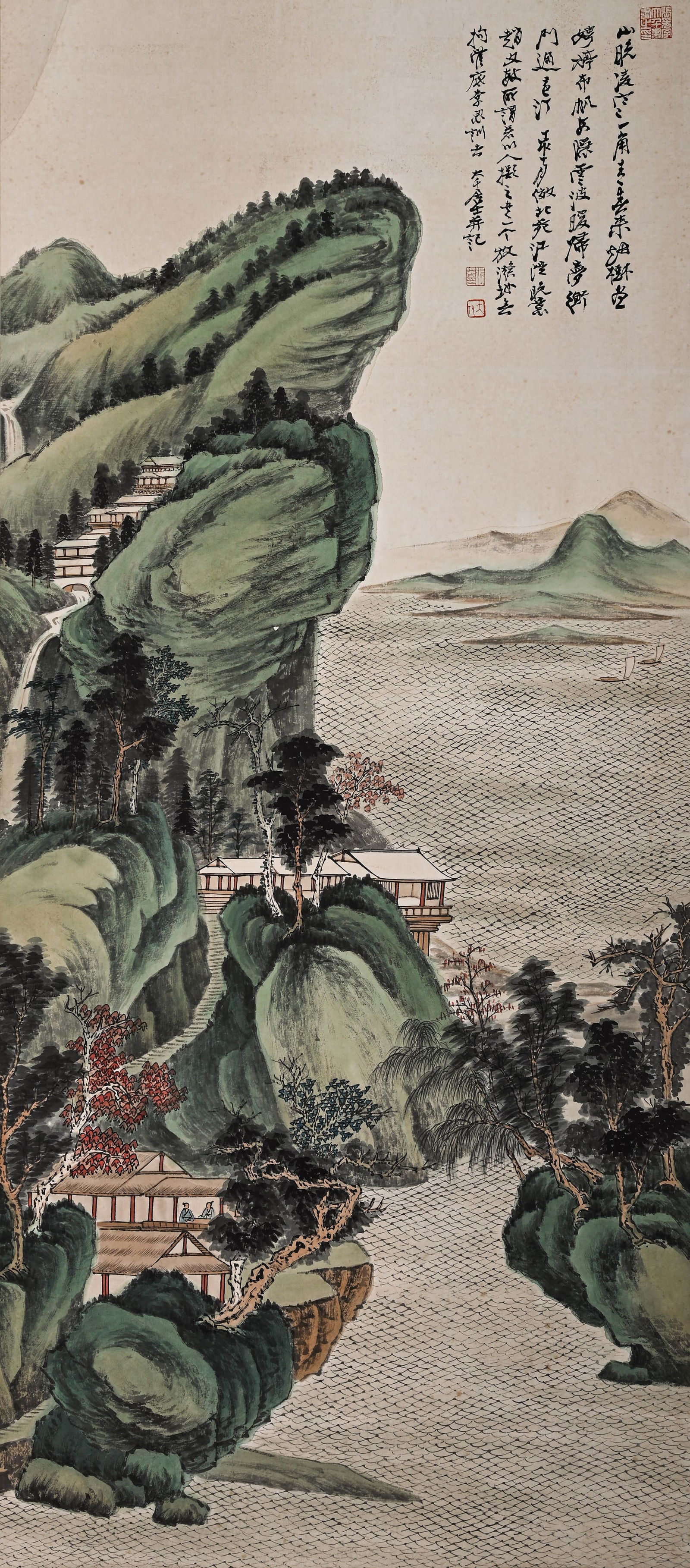 Chinese Drawing Landscape Painting,Zhang Daqian Mark (1 of 10)