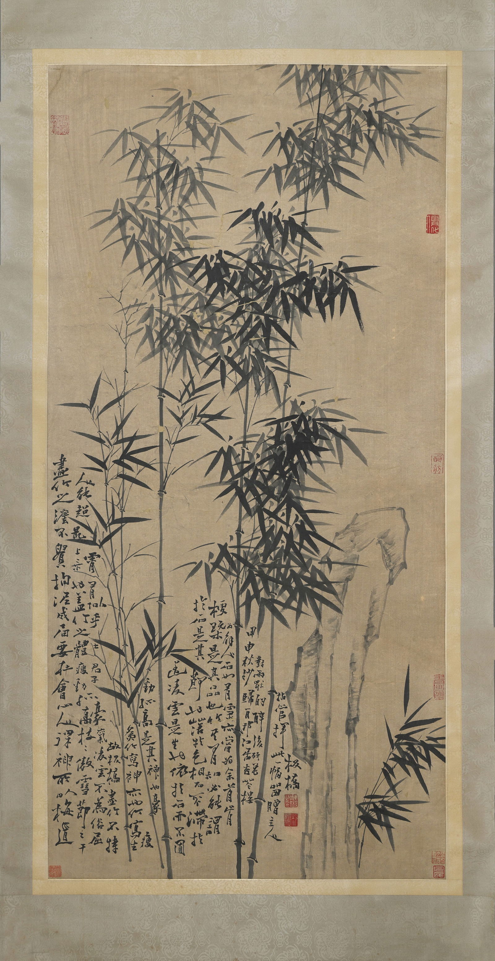 Chinese Drawing Bamboo Painting,Zheng Banqiao Mark (1 of 8)