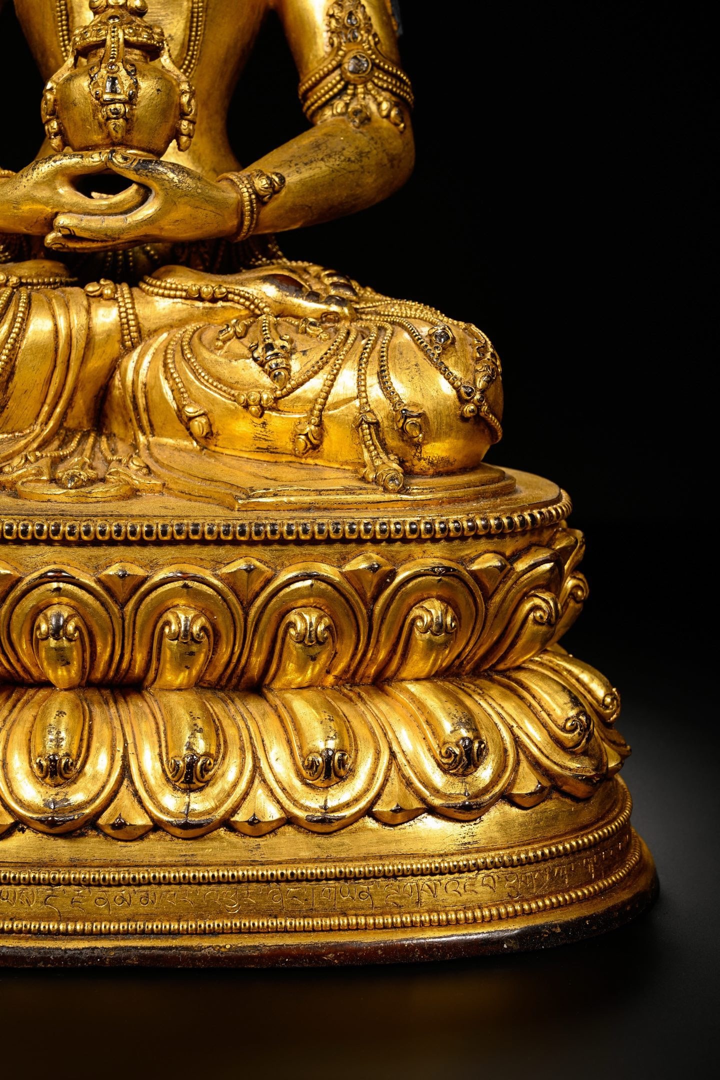 Gilt Bronze GuanYin Figure - 13