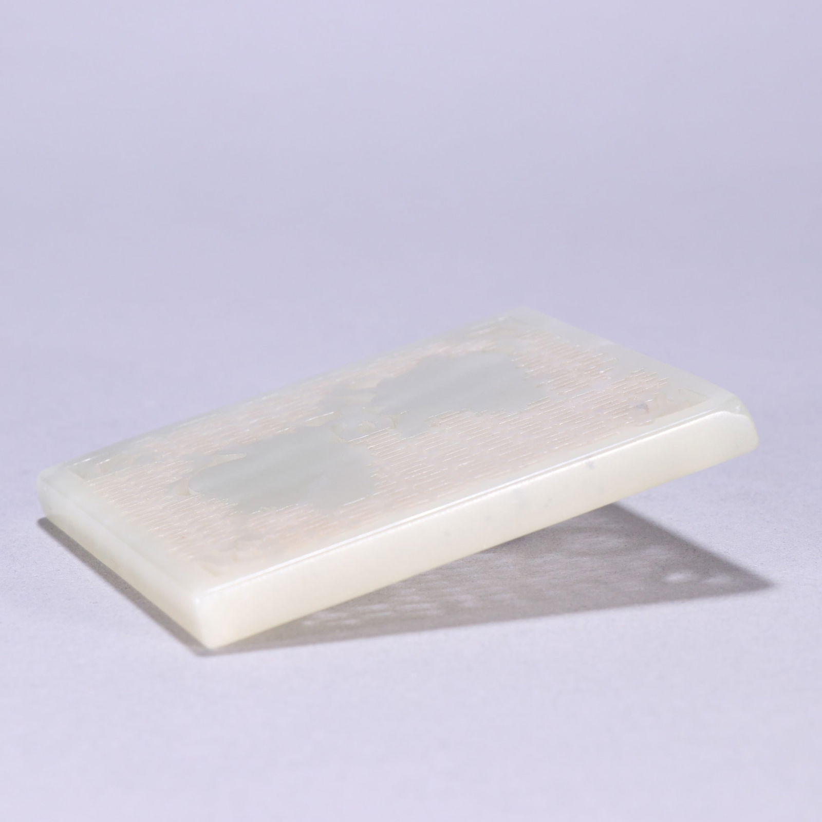 Jade Carved Playing Children Pattern Ornament - 5