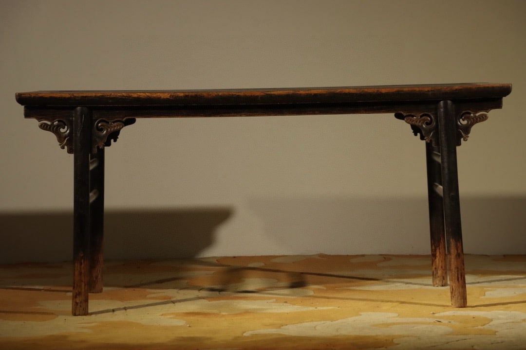 Huanghuali Wood Carved Dragon Pattern Table (1 of 12)