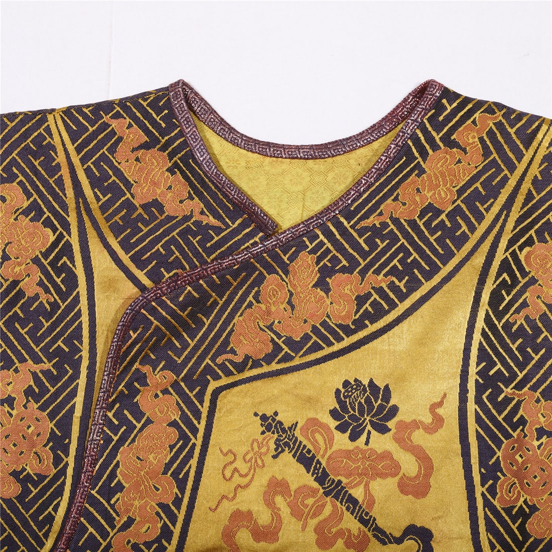 A CHINESE BROCADE VEST - 2
