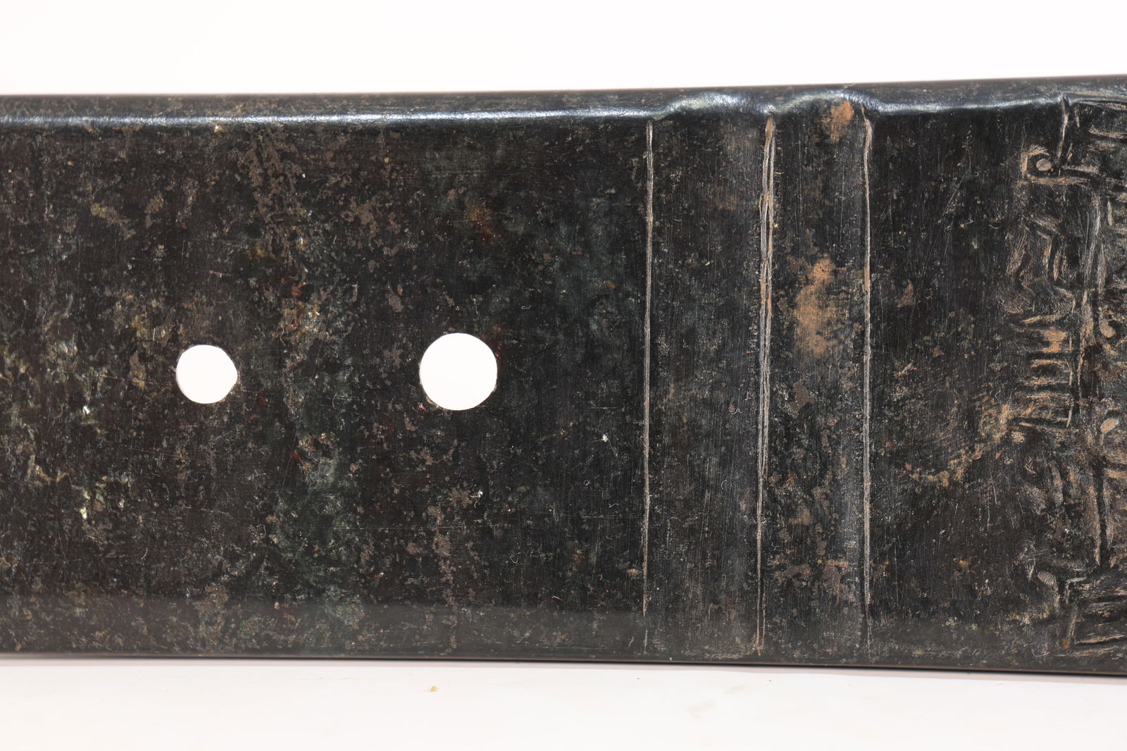 Jade Carved Bird Pattern Bi - 2