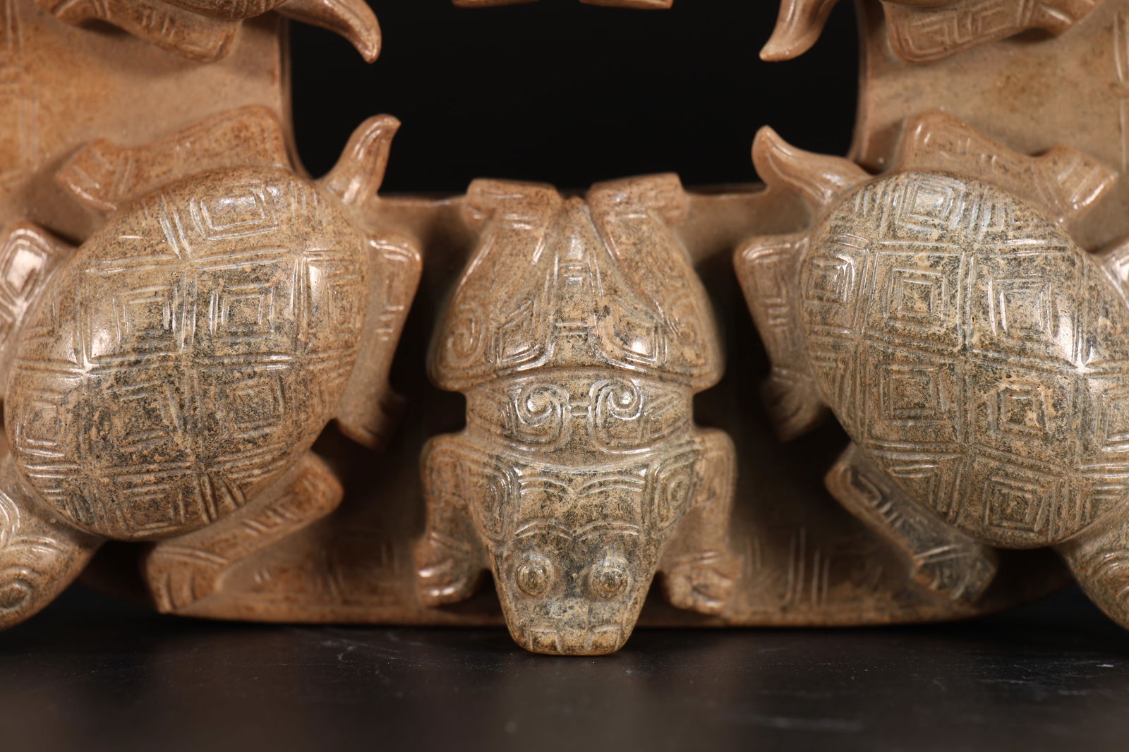 Jade Carved Beast Bi - 3