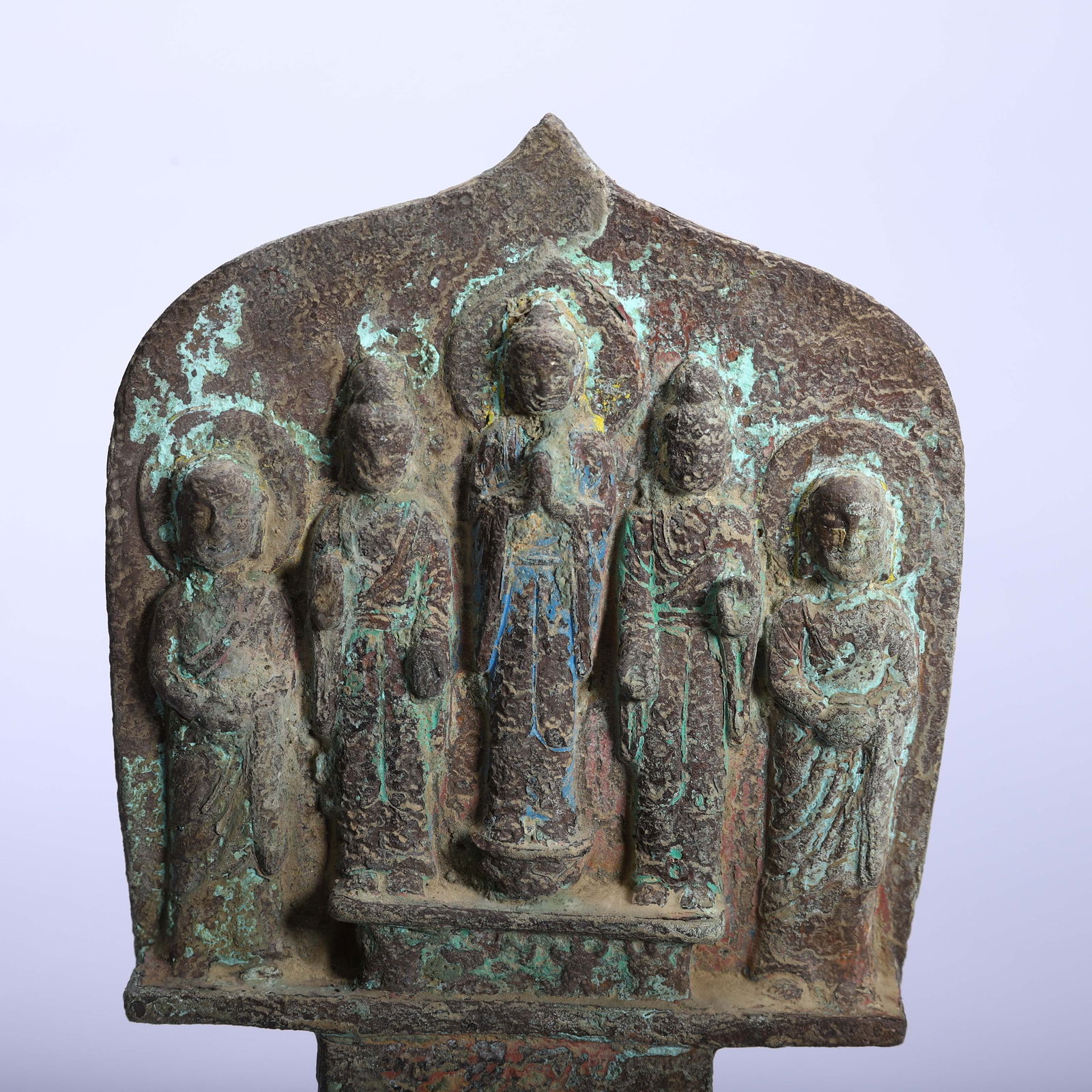 A CHINESE BRONZE BUDDHIST SHRINE - 2