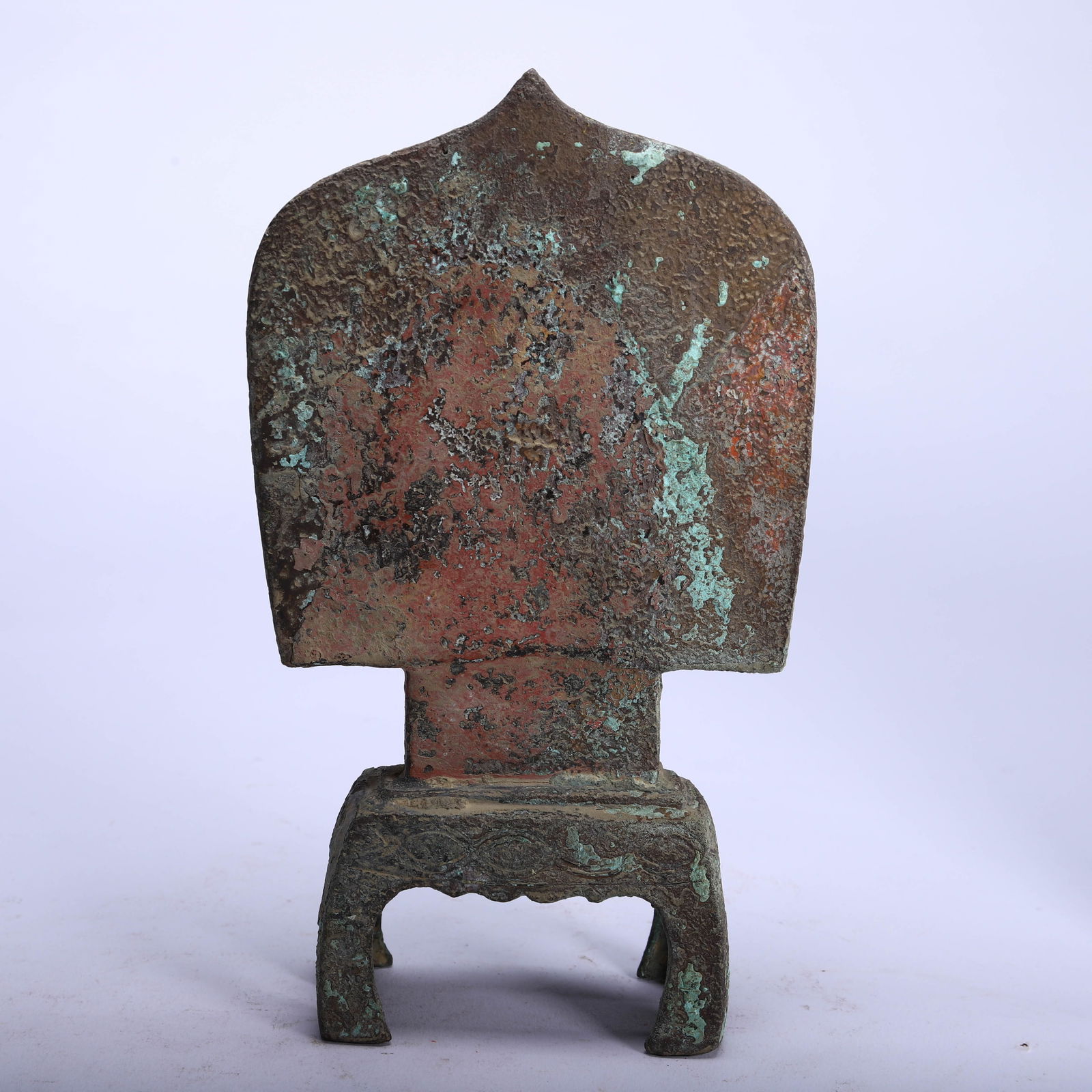 A CHINESE BRONZE BUDDHIST SHRINE - 7