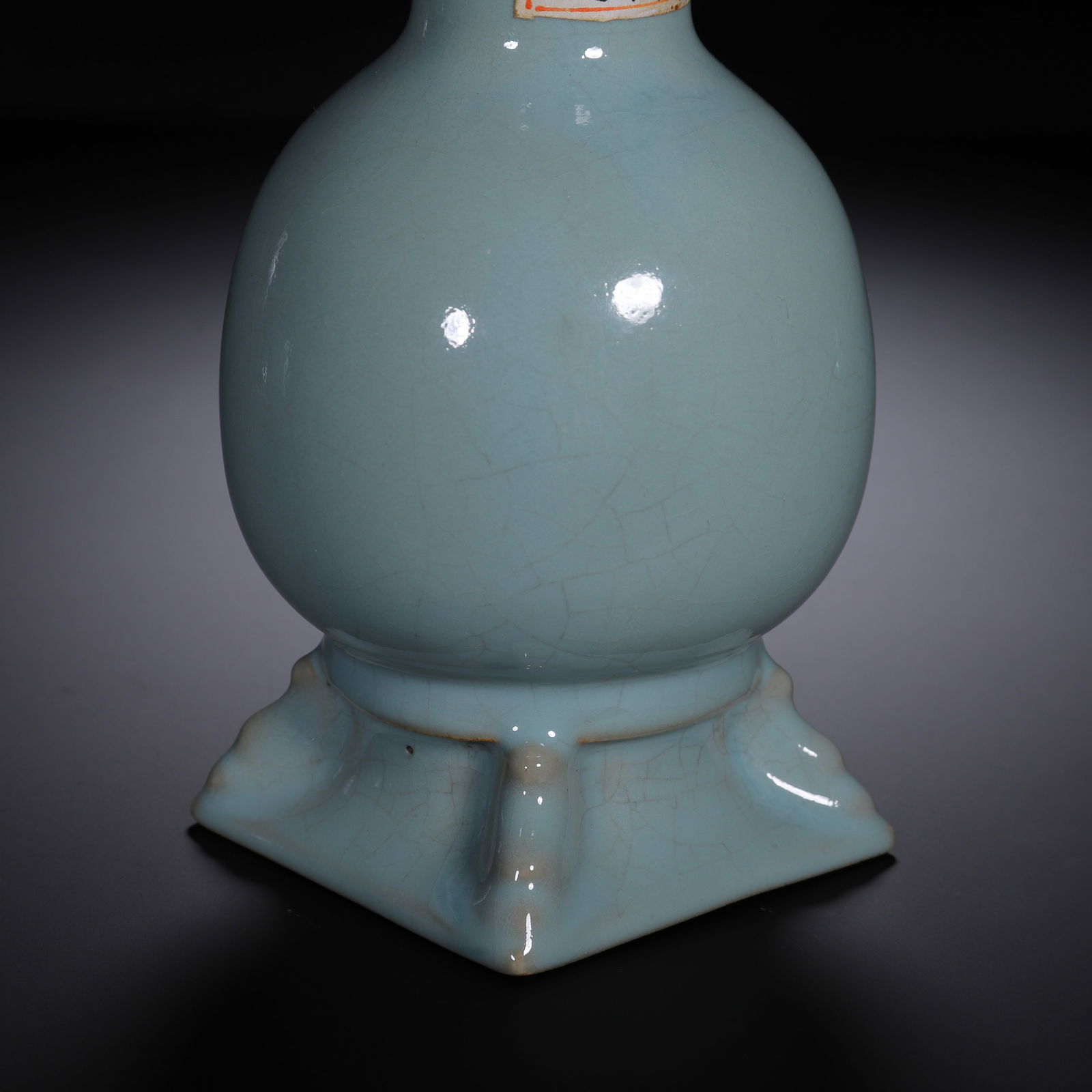 A CHINESE RU-TYPE GLAZED VASE - 6