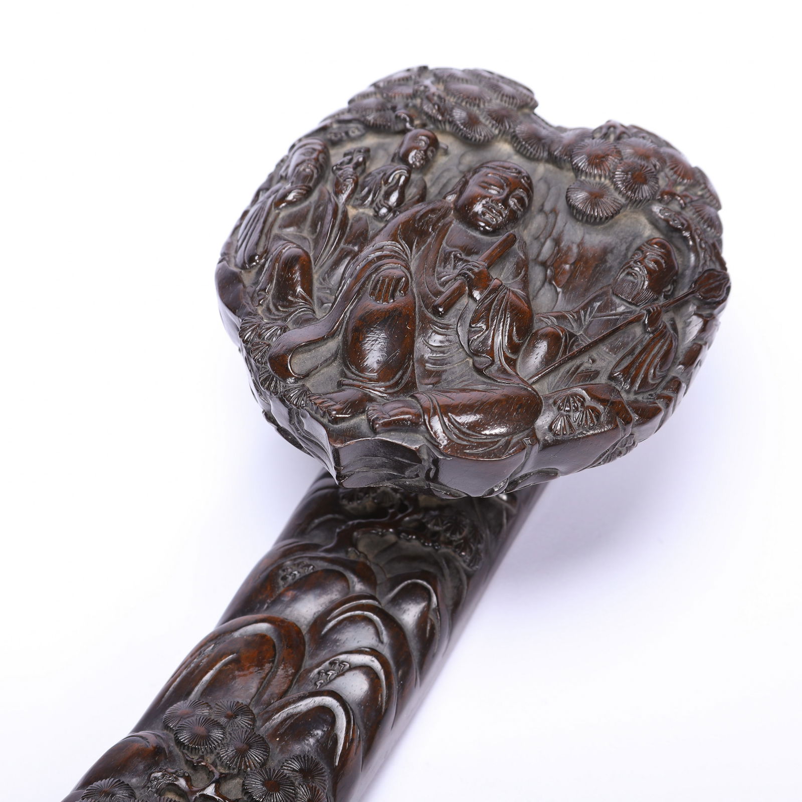 A CHINESE ZITAN RUYI SCEPTER - 2
