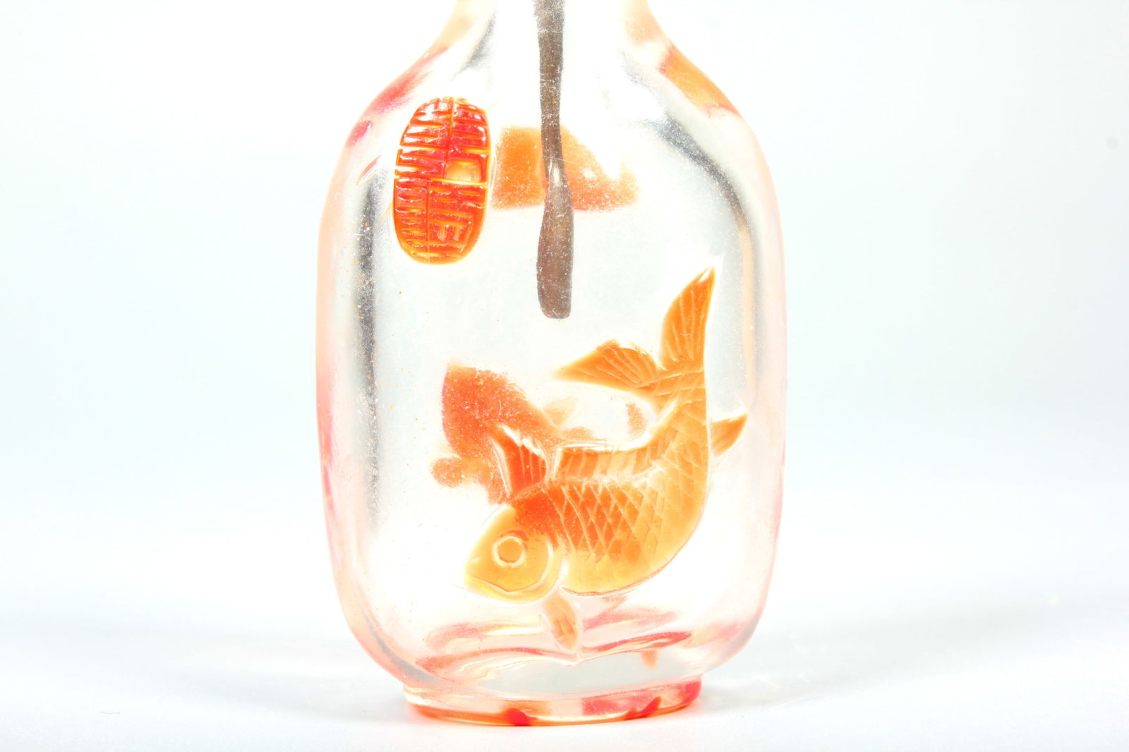 A GLASS SNUFF BOTTLE - 2