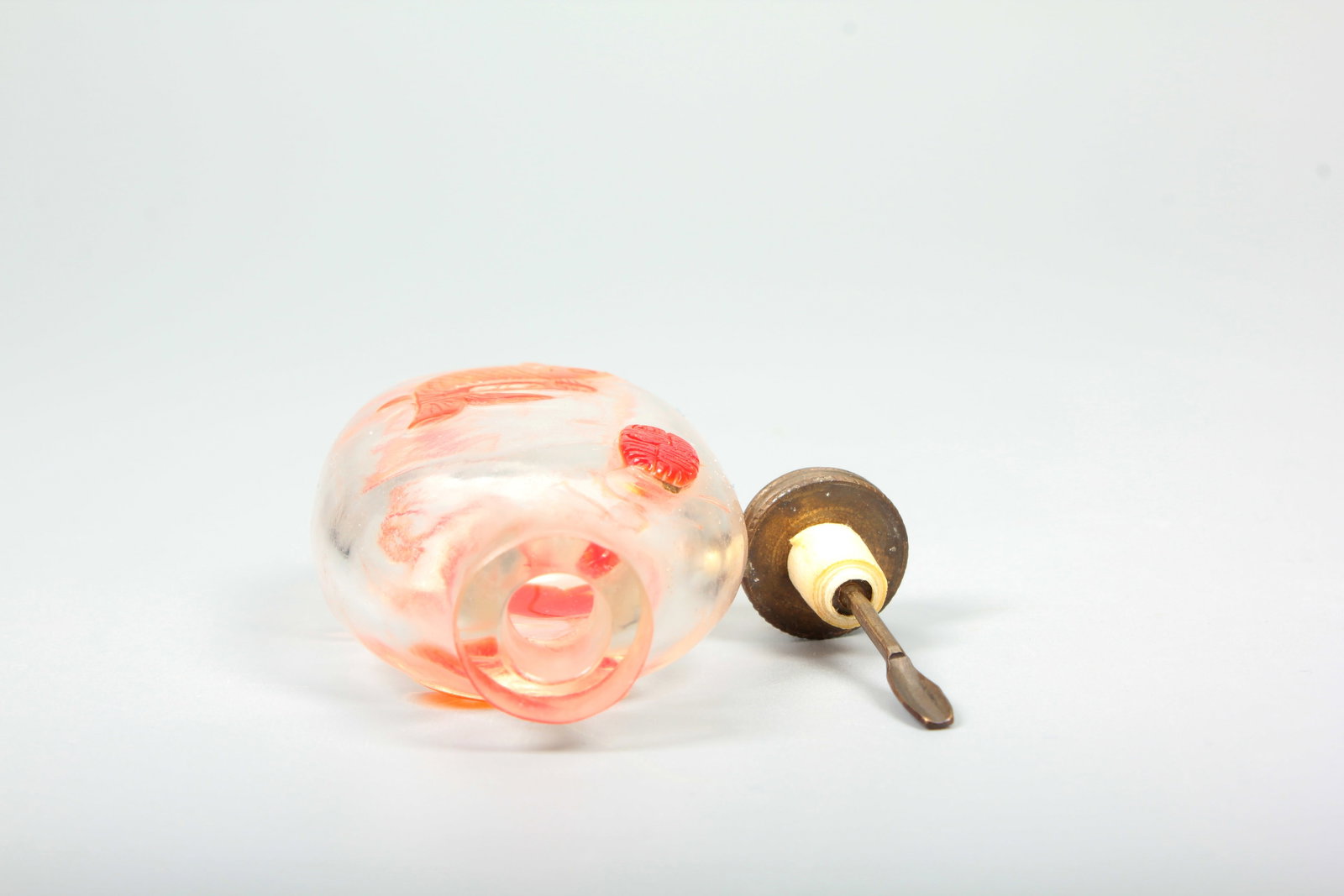 A GLASS SNUFF BOTTLE - 5