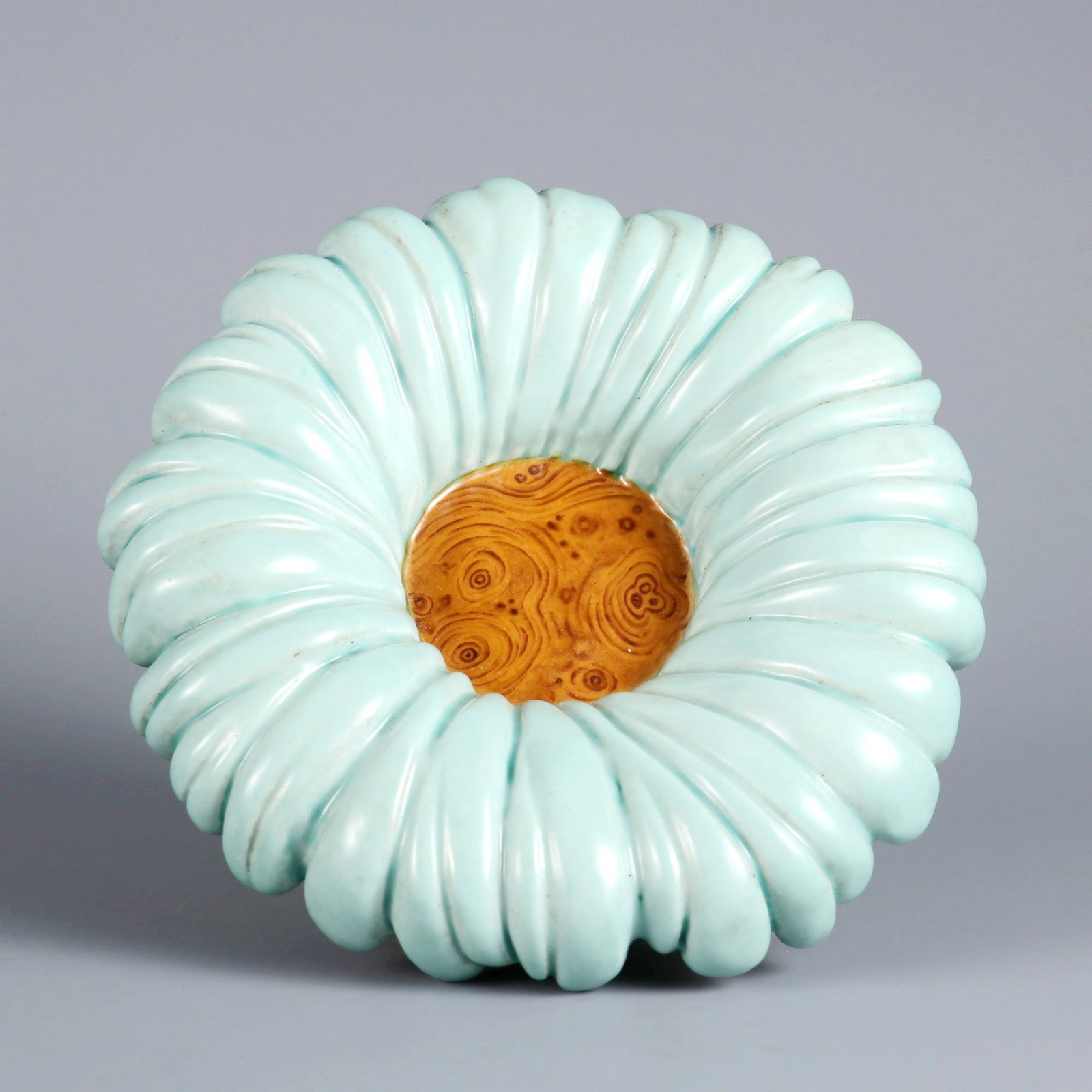 A WOOD GRAIN GLAZE WAVE PATTERN WASHER - 5