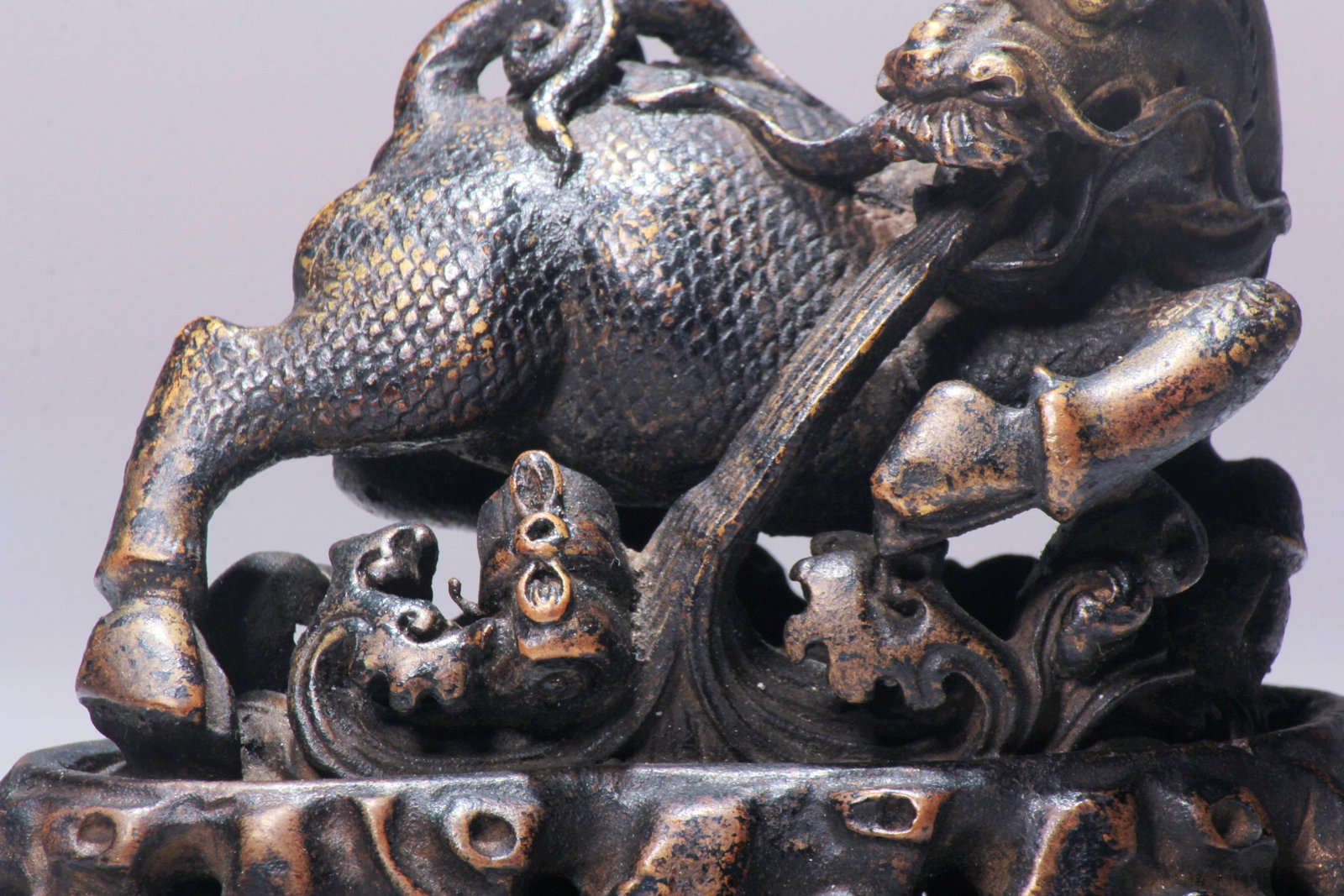 A BRONZE PAPER WEIGHT - 3