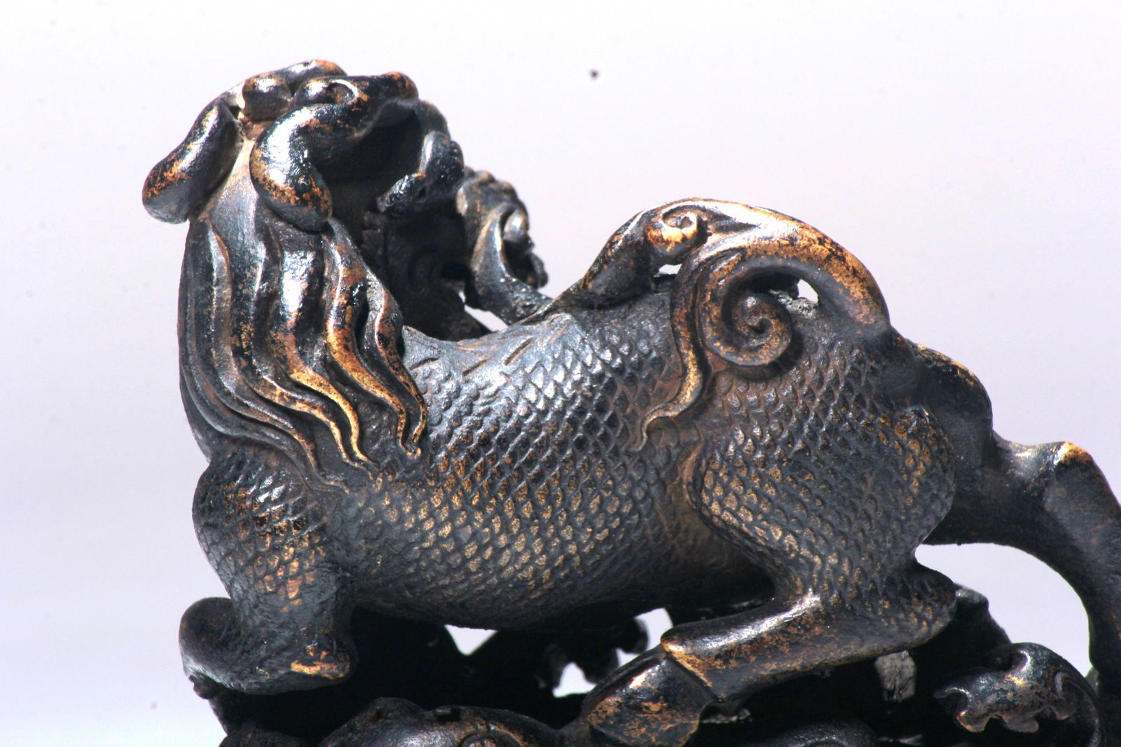 A BRONZE PAPER WEIGHT - 7