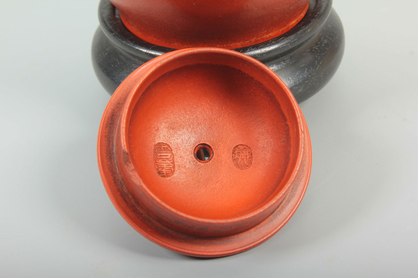 A YIXING CLAY TEAPOT - 2