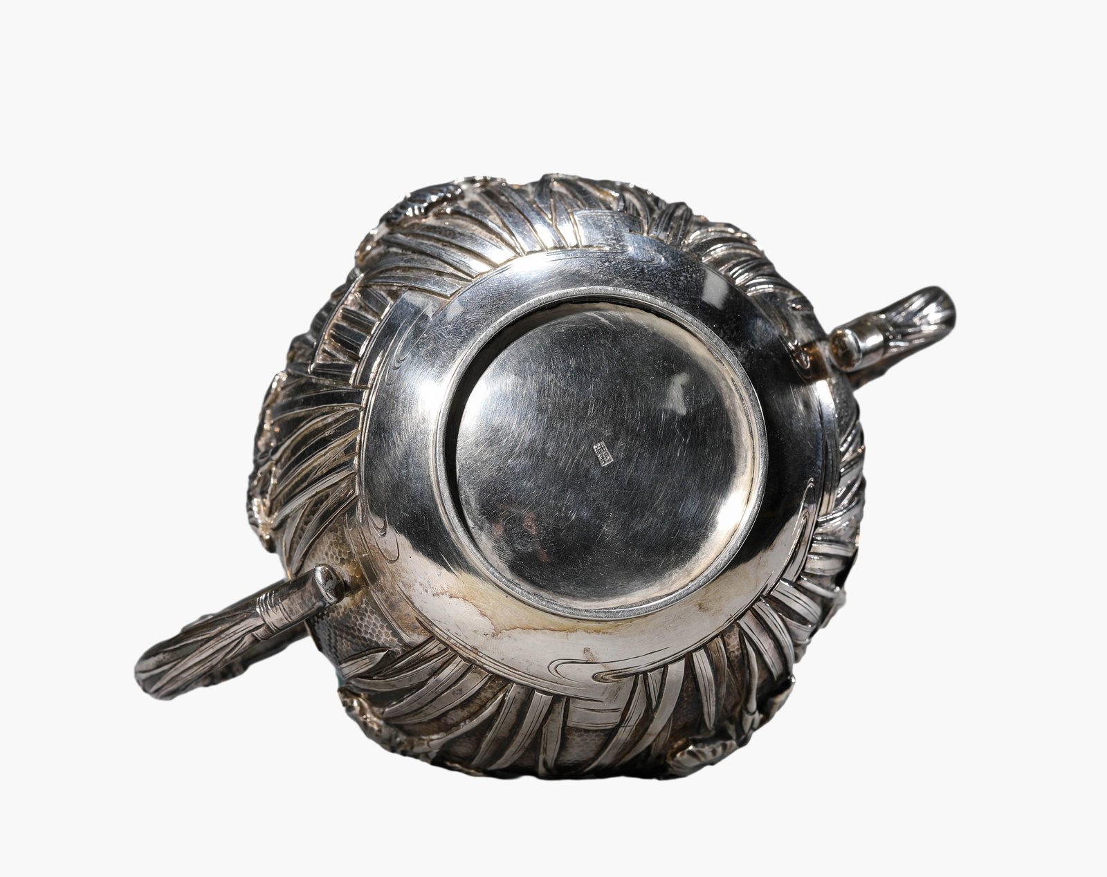 A Three-Piece Silver Teapot Set - 3