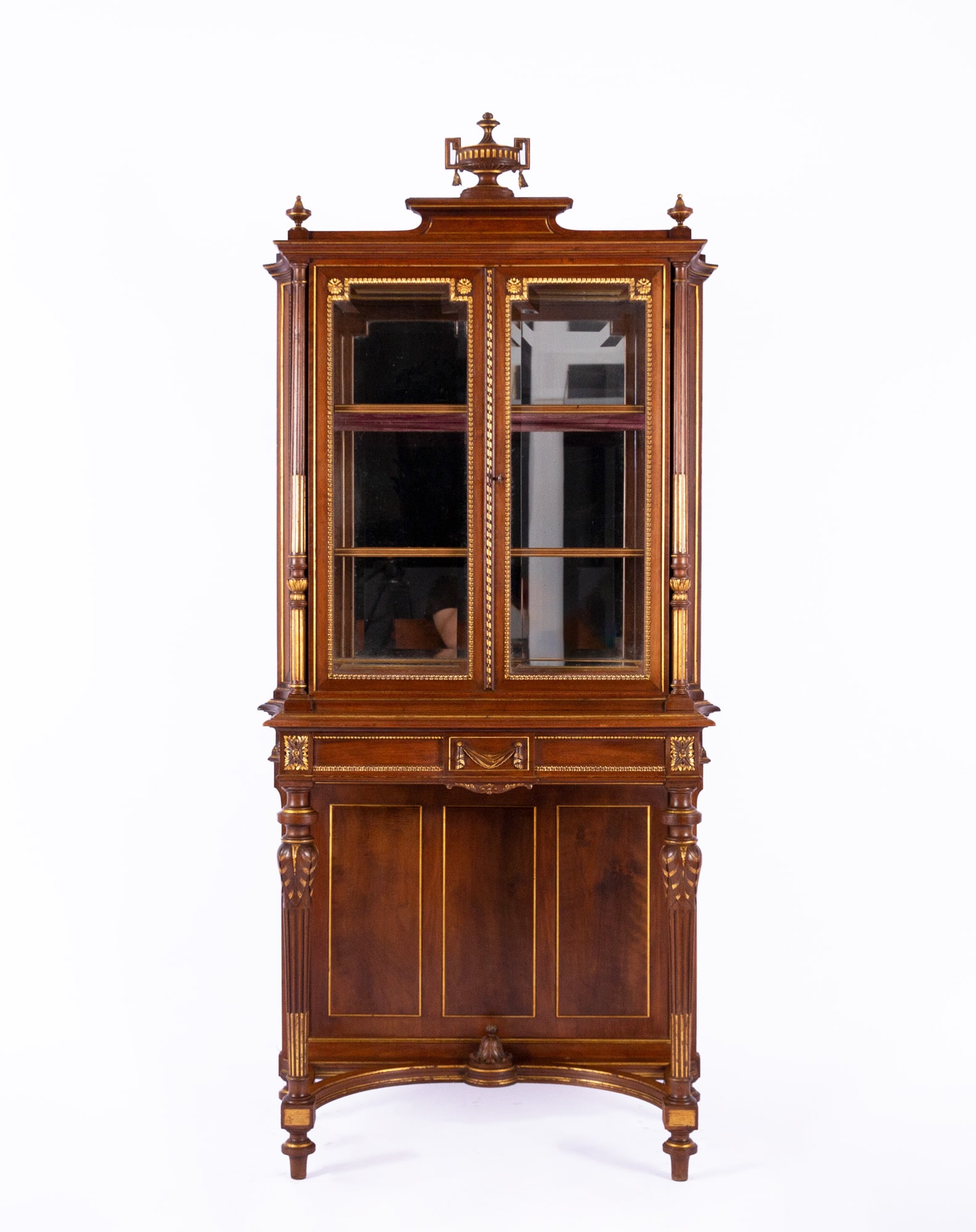 A French 'Napoleon III Louis XVI-Style' Glass Display Cabinet (1 of 4)