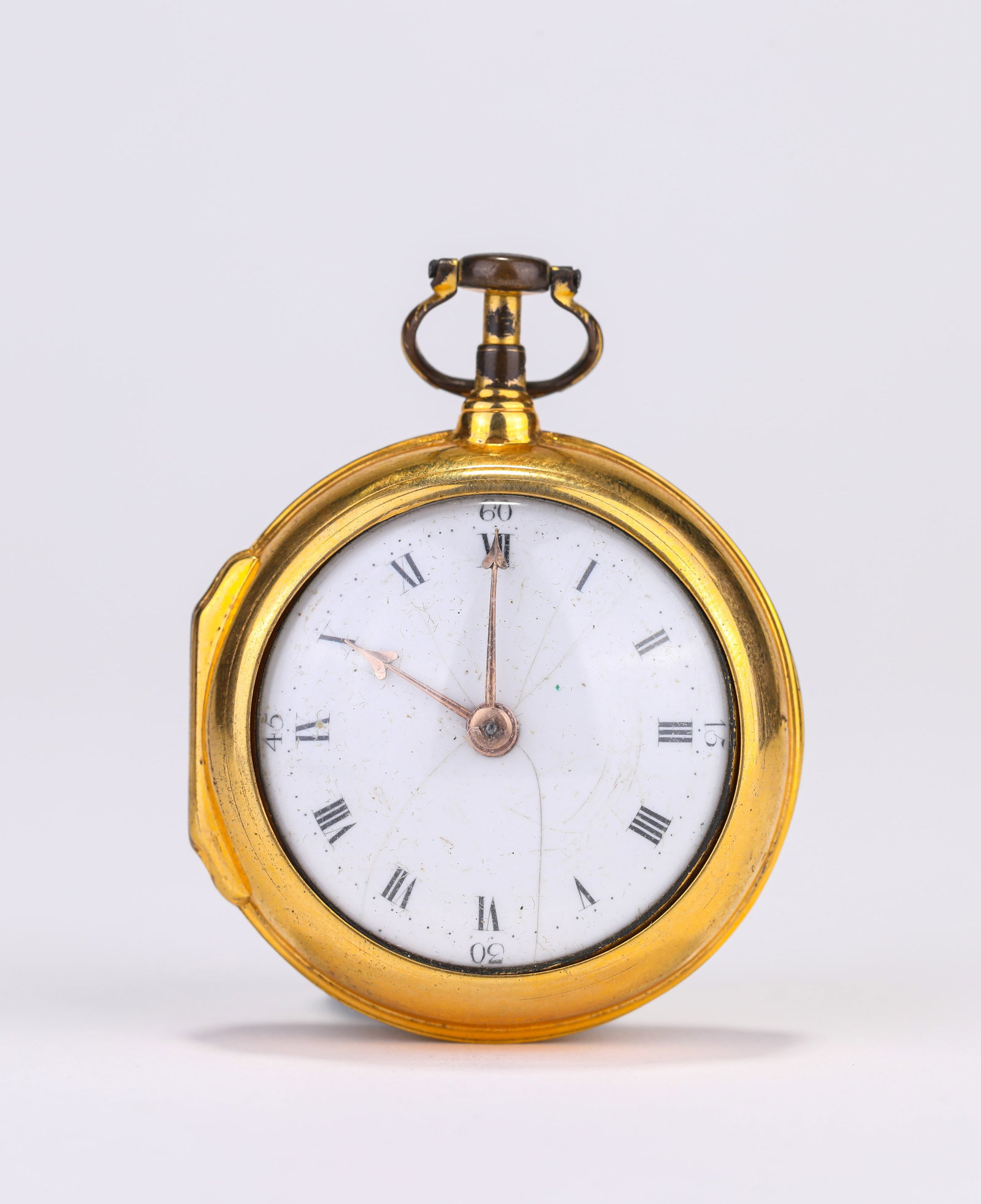 A Fusee Chain Pocket Watch: A Fusee Chain Pocket Watch (48mm,Weight 86g)