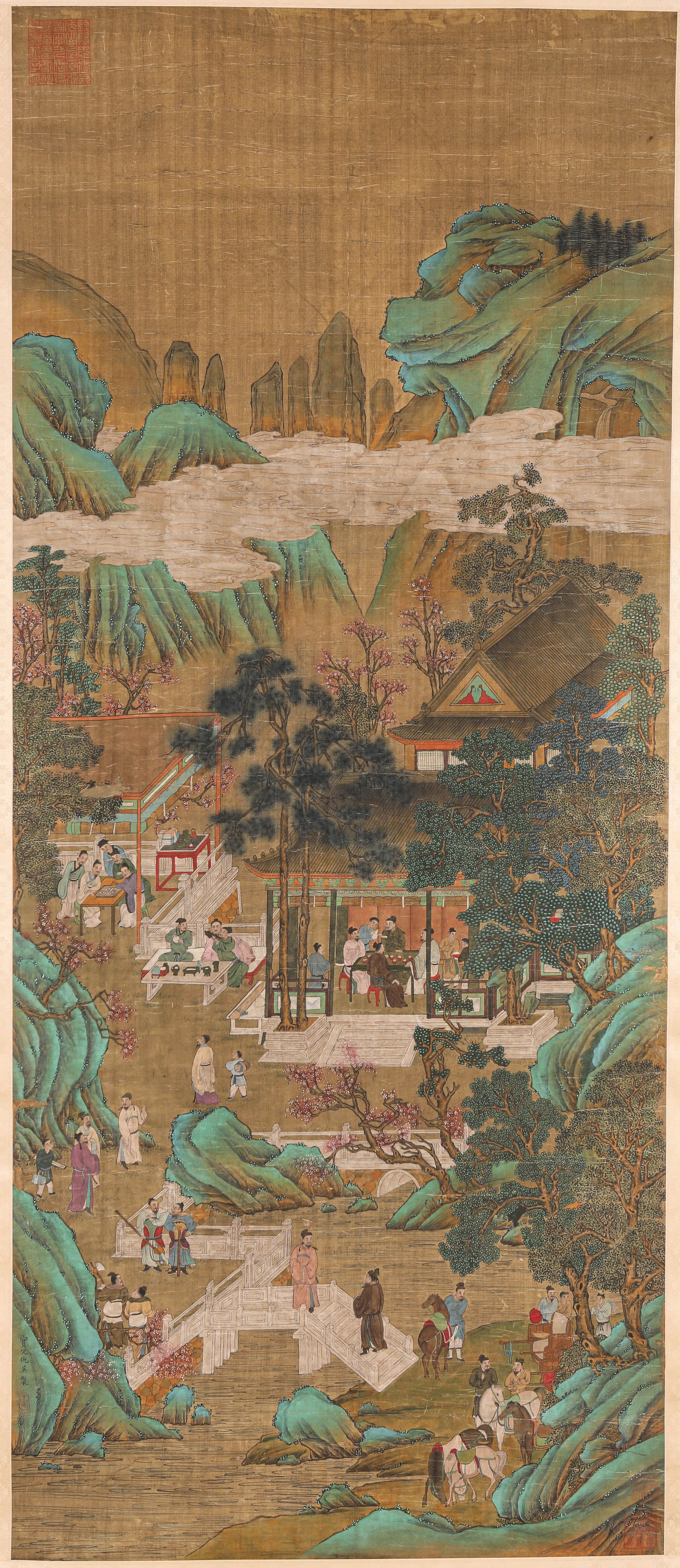 Qiu Ying (1494-1552), attributed to, Figure Narrative (1 of 8)