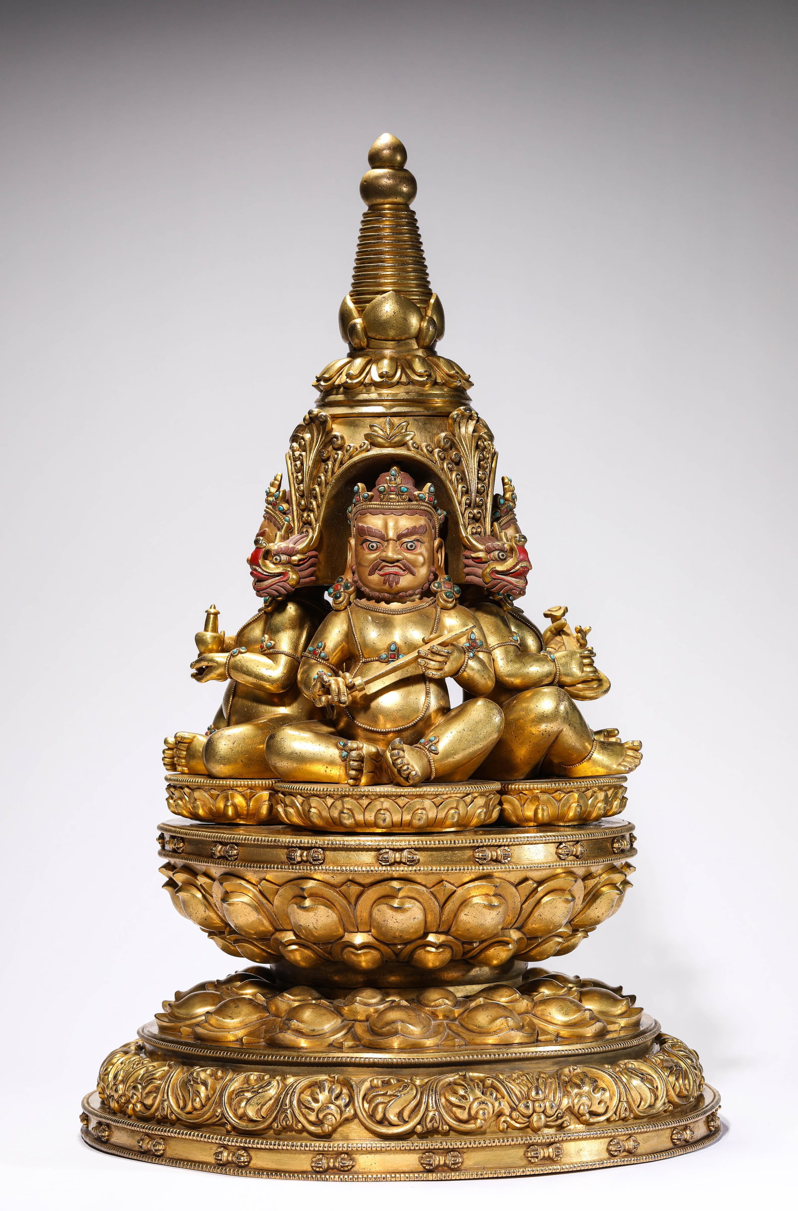 A Stupa with Four Heavenly Kings (1 of 6)