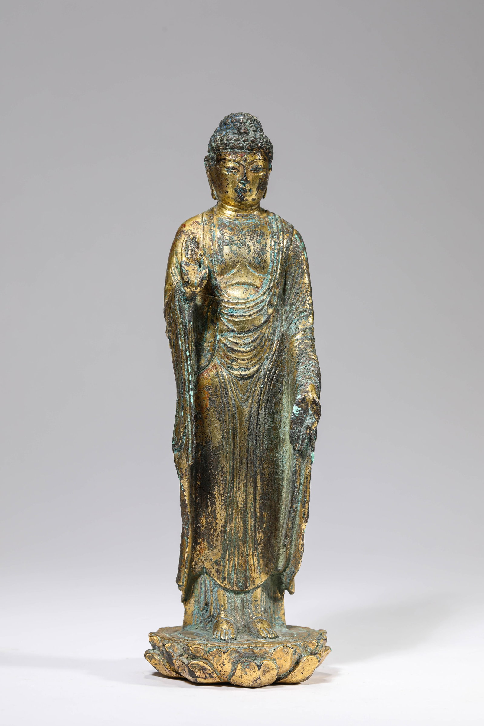 A Gilt-Bronze Figure of Buddha (1 of 4)