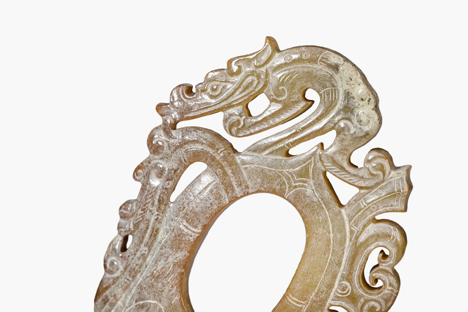 A Jade 'Heart-Shaped' Pendant - 3