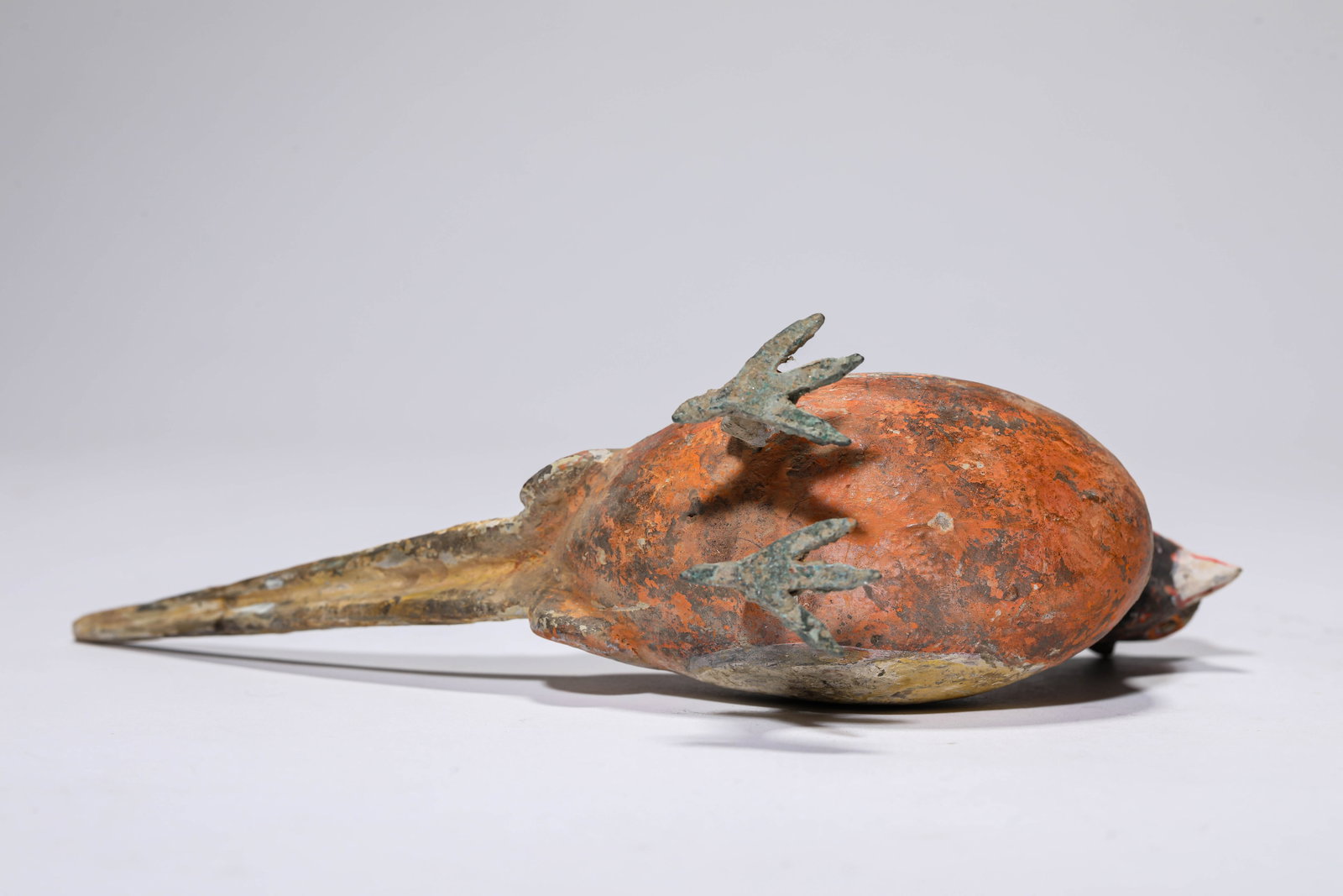 A Painted Pottery Bird - 3