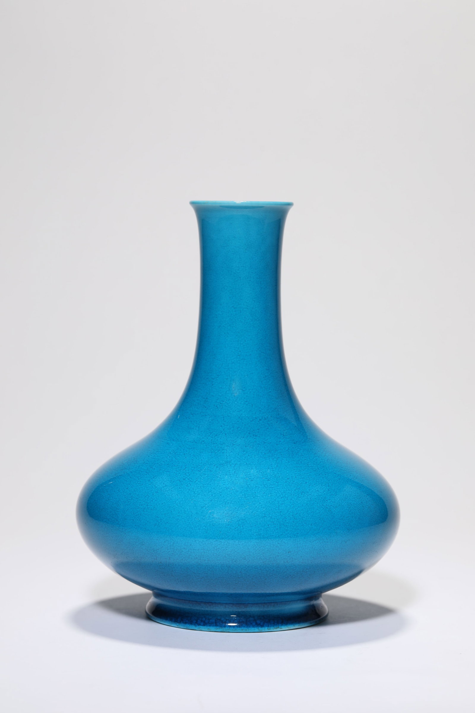 A Peacock-Blue-Glazed Vase (1 of 3)