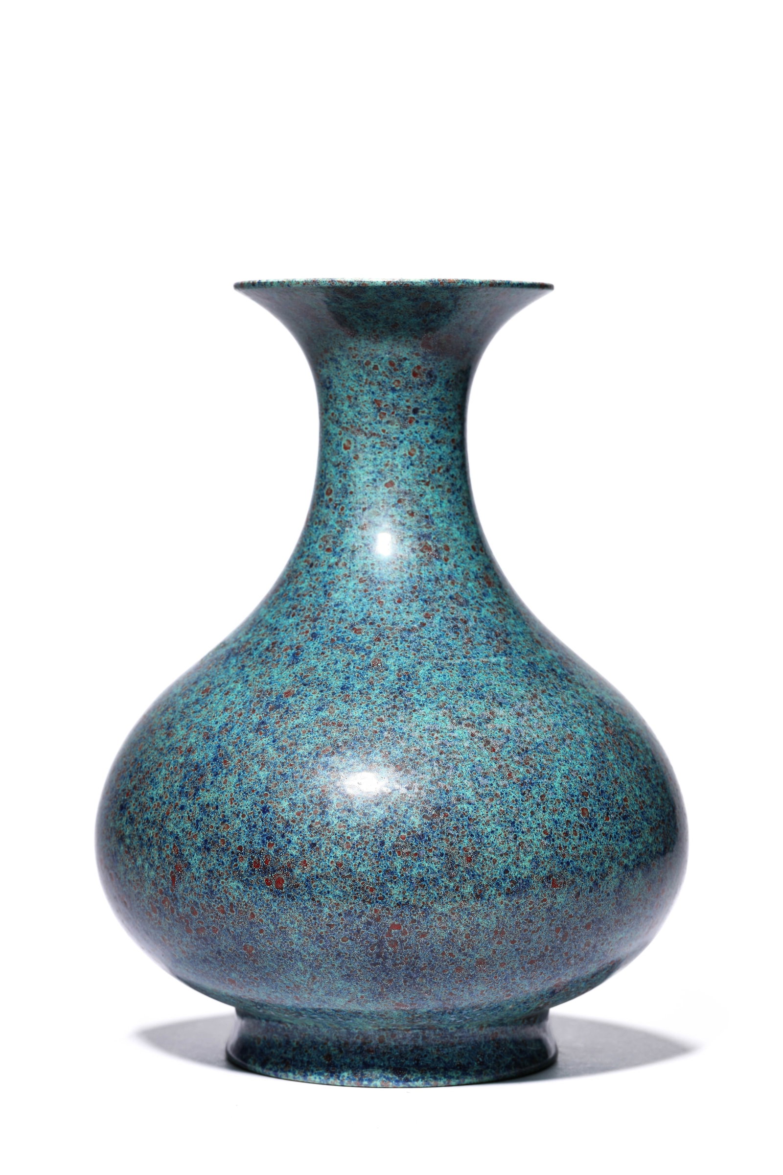 A Flambe-Glazed Vase: A Flambe-Glazed Vase (19.3 x 25.7cm)