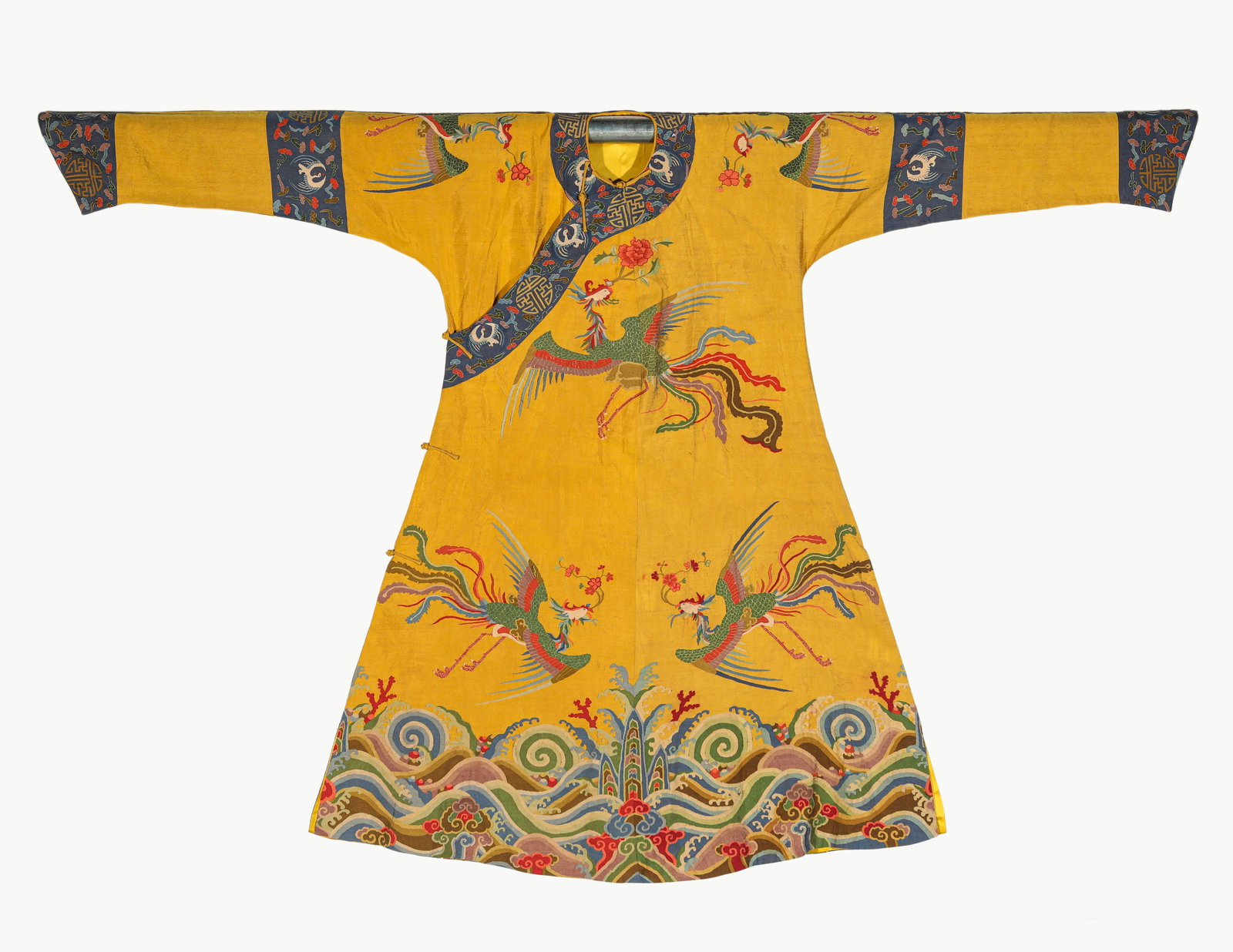 A Silk Kesi Tapestry Phoenix Robe (1 of 5)