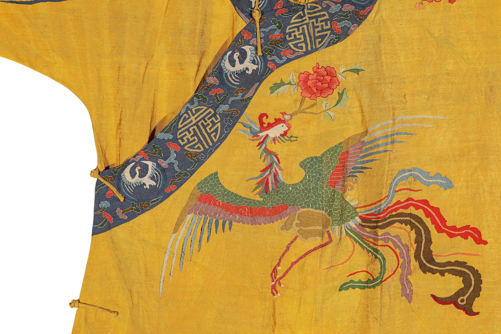 A Silk Kesi Tapestry Phoenix Robe - 2