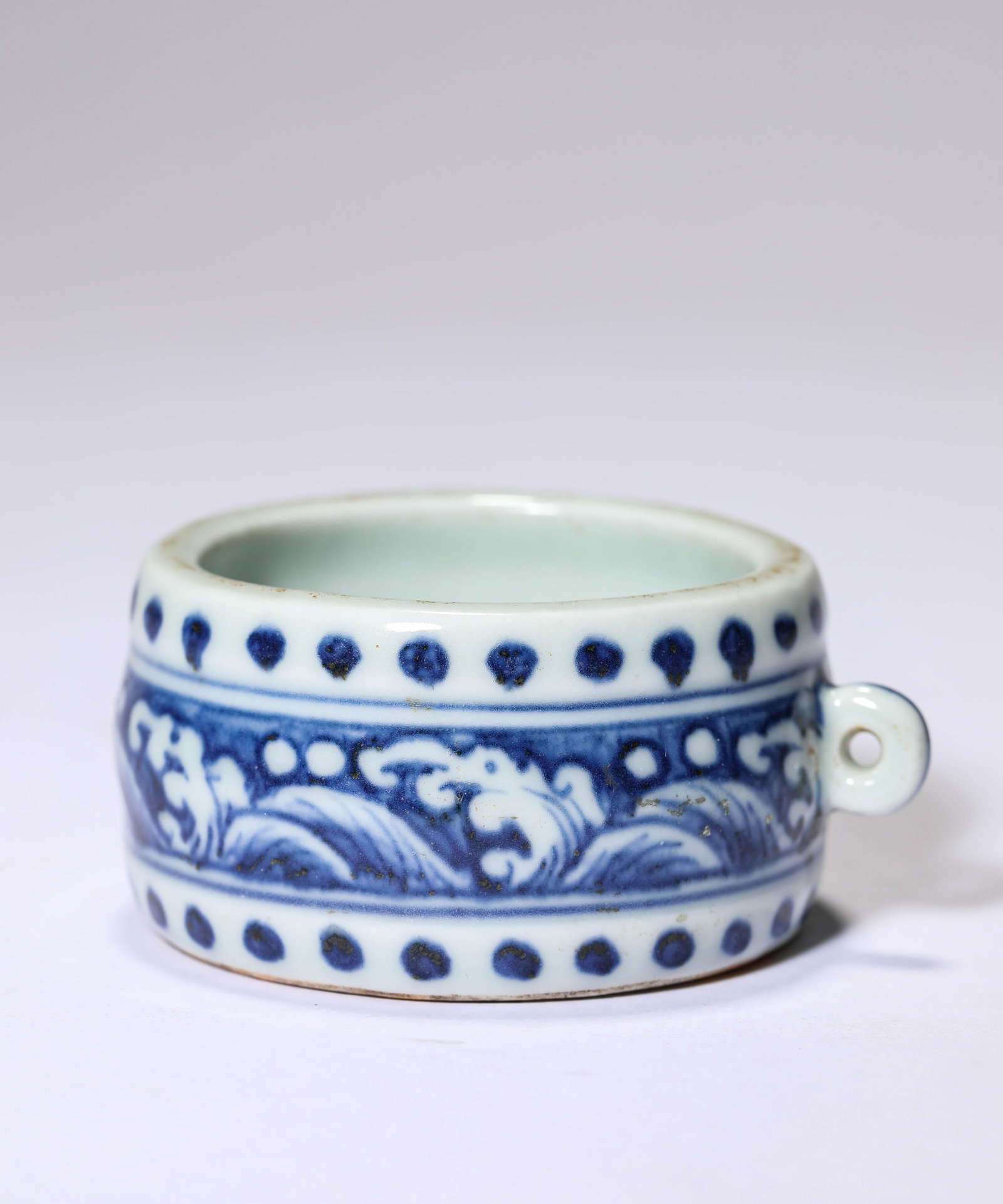 A Blue and White 'Bird' Feeder (1 of 4)