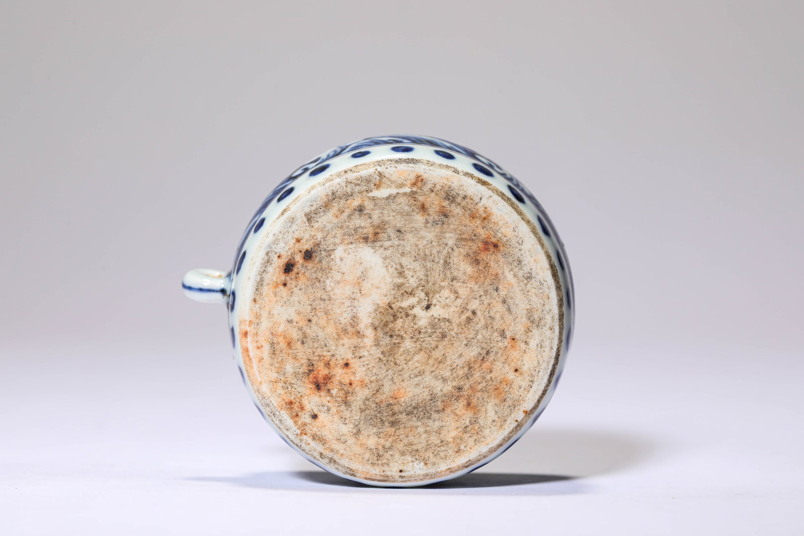 A Blue and White 'Bird' Feeder - 3