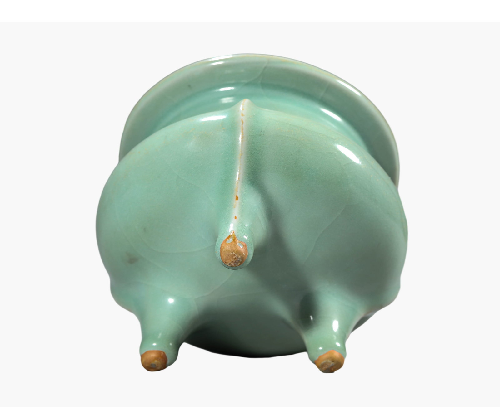 A Longquan-Type Tripod Censer - 3