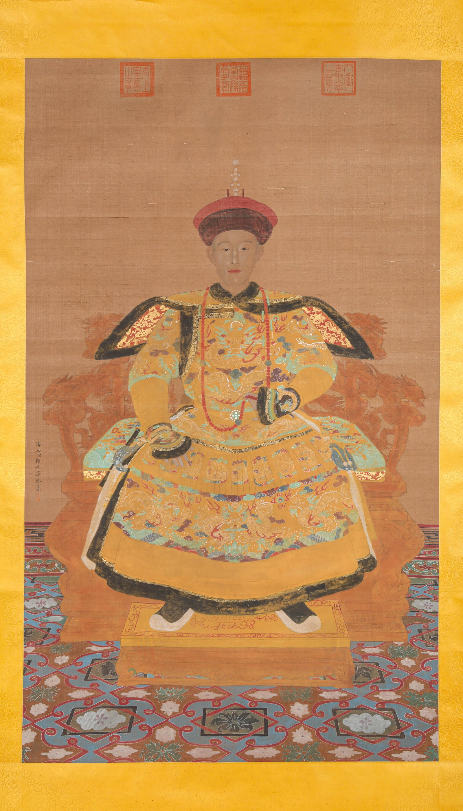 Giuseppe Castiglione (1688-1766), attributed to, Portrait of Emperor (1 of 5)