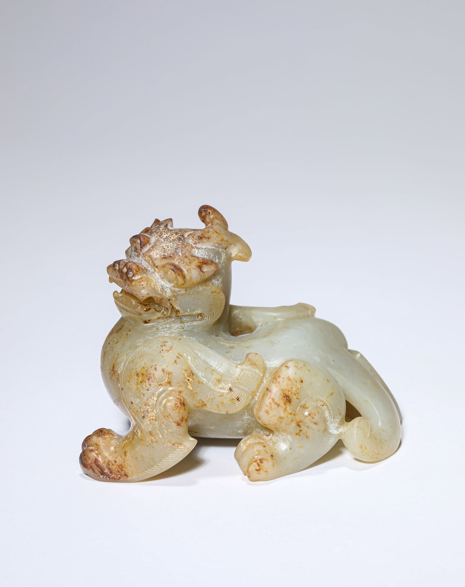 A Jade 'Chi-Dragon' Ornament (1 of 4)