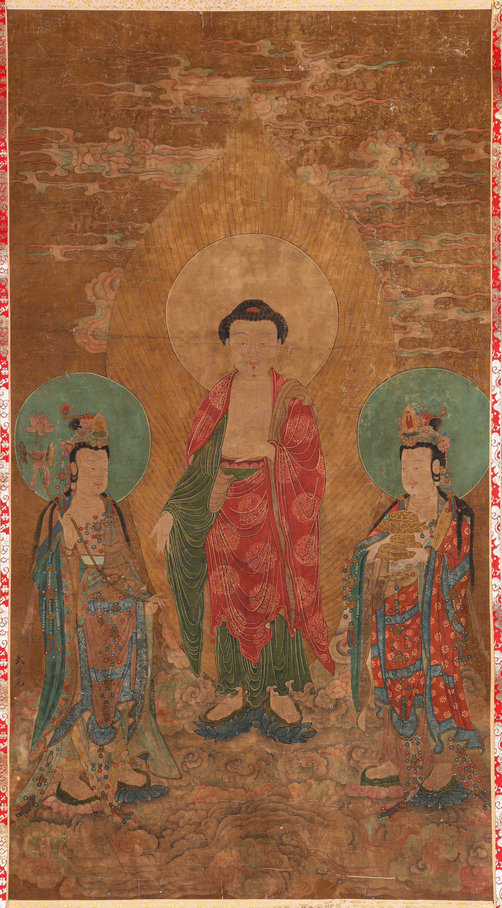 Wu Zongyuan (act. 11th century), attributed to, Buddha: Wu Zongyuan (act. 11th century), attributed to, Buddha (52.5 x 96.5cm)