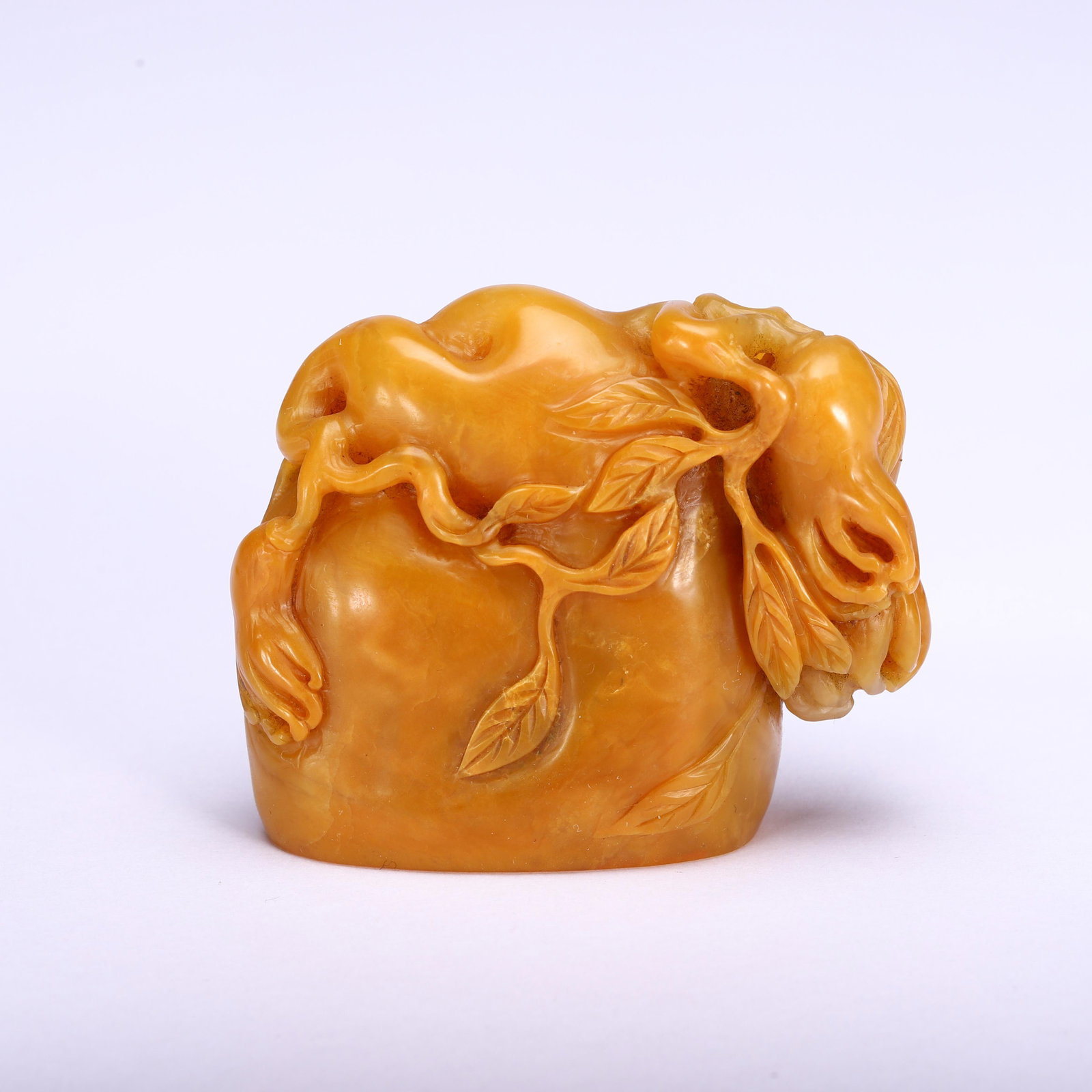 A Chinese Tianhuang Buddha Hand Seal: A Chinese Tianhuang Buddha Hand Seal (6 x 5cm,Weight 110g)