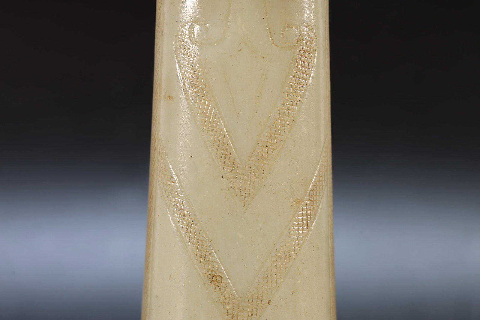 A Jade Carved Character Shape Figure - 4