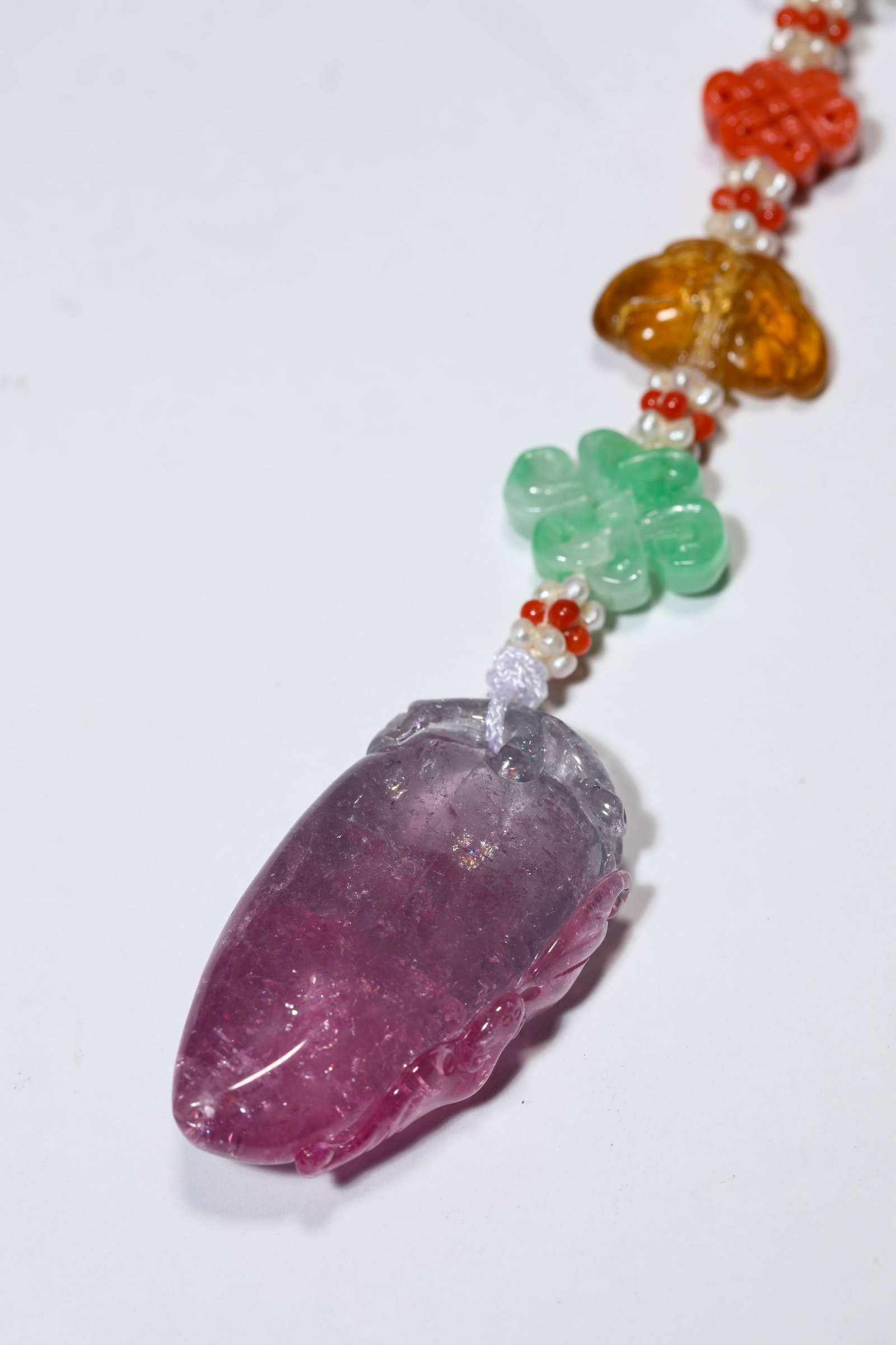 A TOURMALINE PENDANT - 6