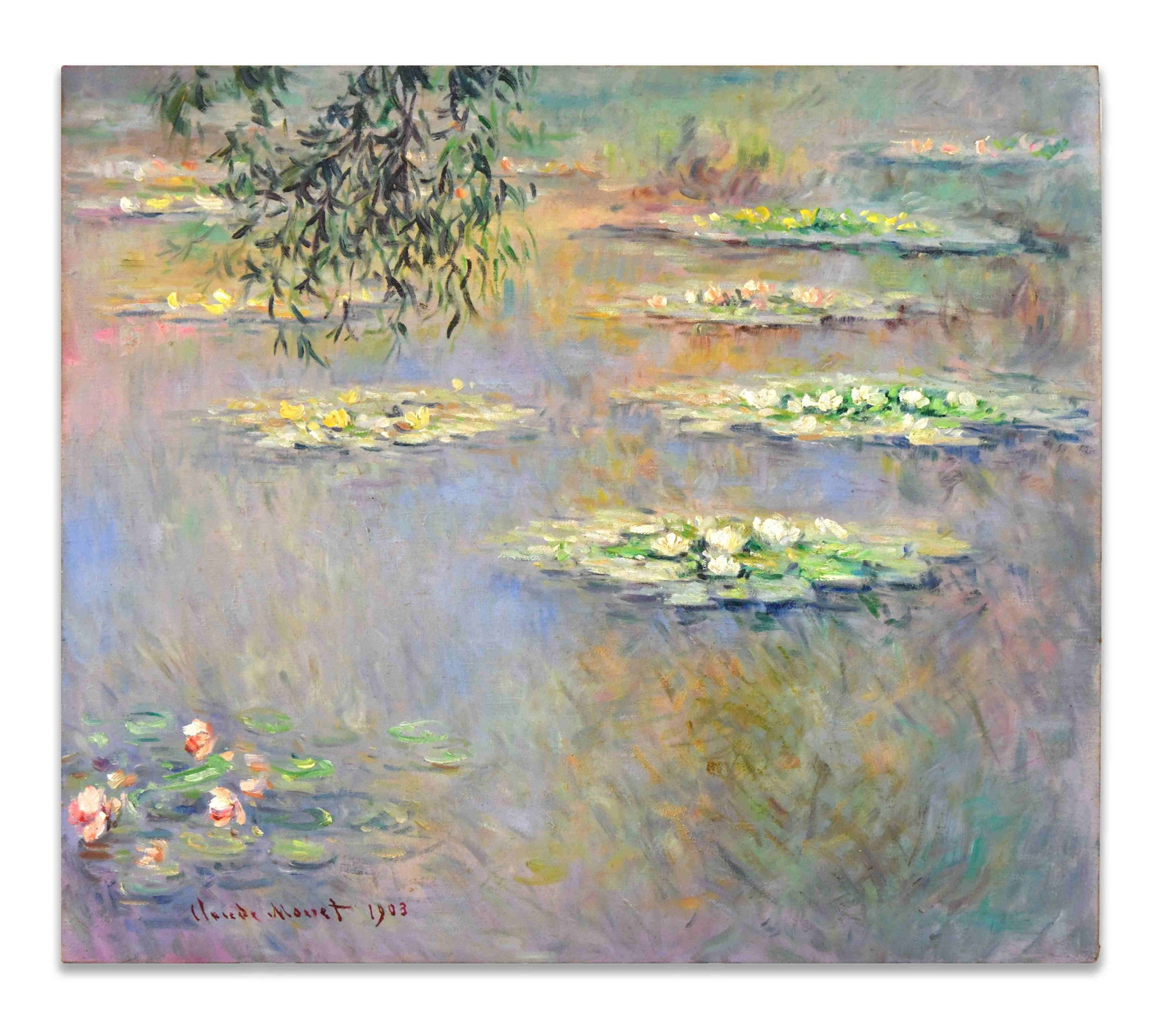 CLAUDE MONET (1840–1926), OIL ON CANVAS: CLAUDE MONET (1840–1926), OIL ON CANVAS Dimensions: Image size: 61.6 × 71.2 cm. All measured values are approximate. Provenance and Authenticity: The work is presented with front and reverse
