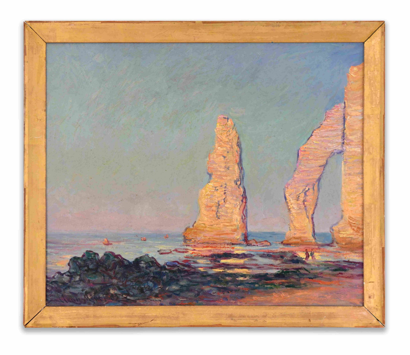 CLAUDE MONET (1840–1926), OIL ON CANVAS: CLAUDE MONET (1840–1926), OIL ON CANVAS Dimensions: Image size:50.8 x 61 cm. All measured values are approximate. Outer frame size: 57.8 x 67.6 cm. All measured values are approximate. Provenance