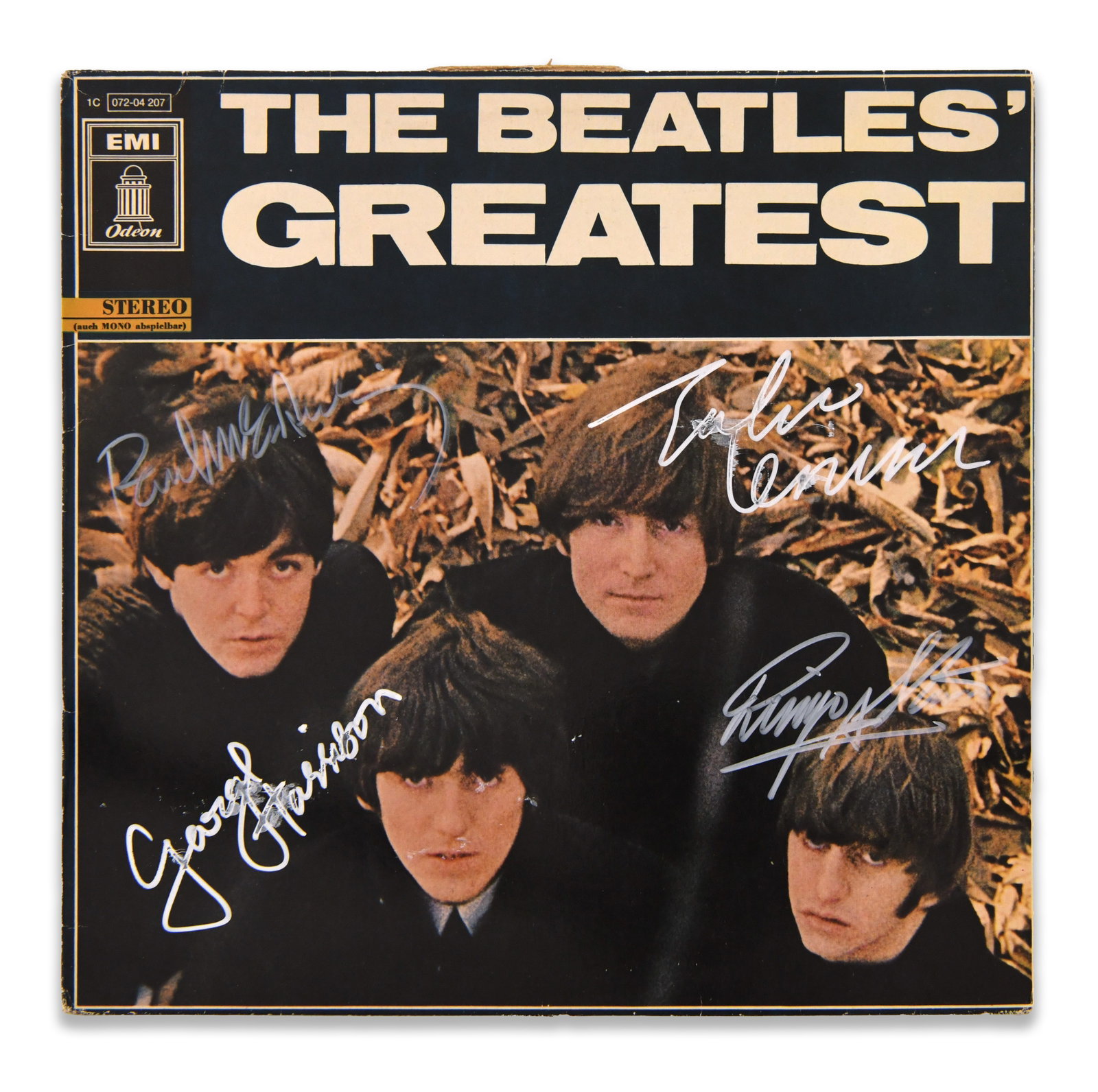 THE BEATLES - SIGNED THE BEATLES' GREATEST LP (1 of 5)