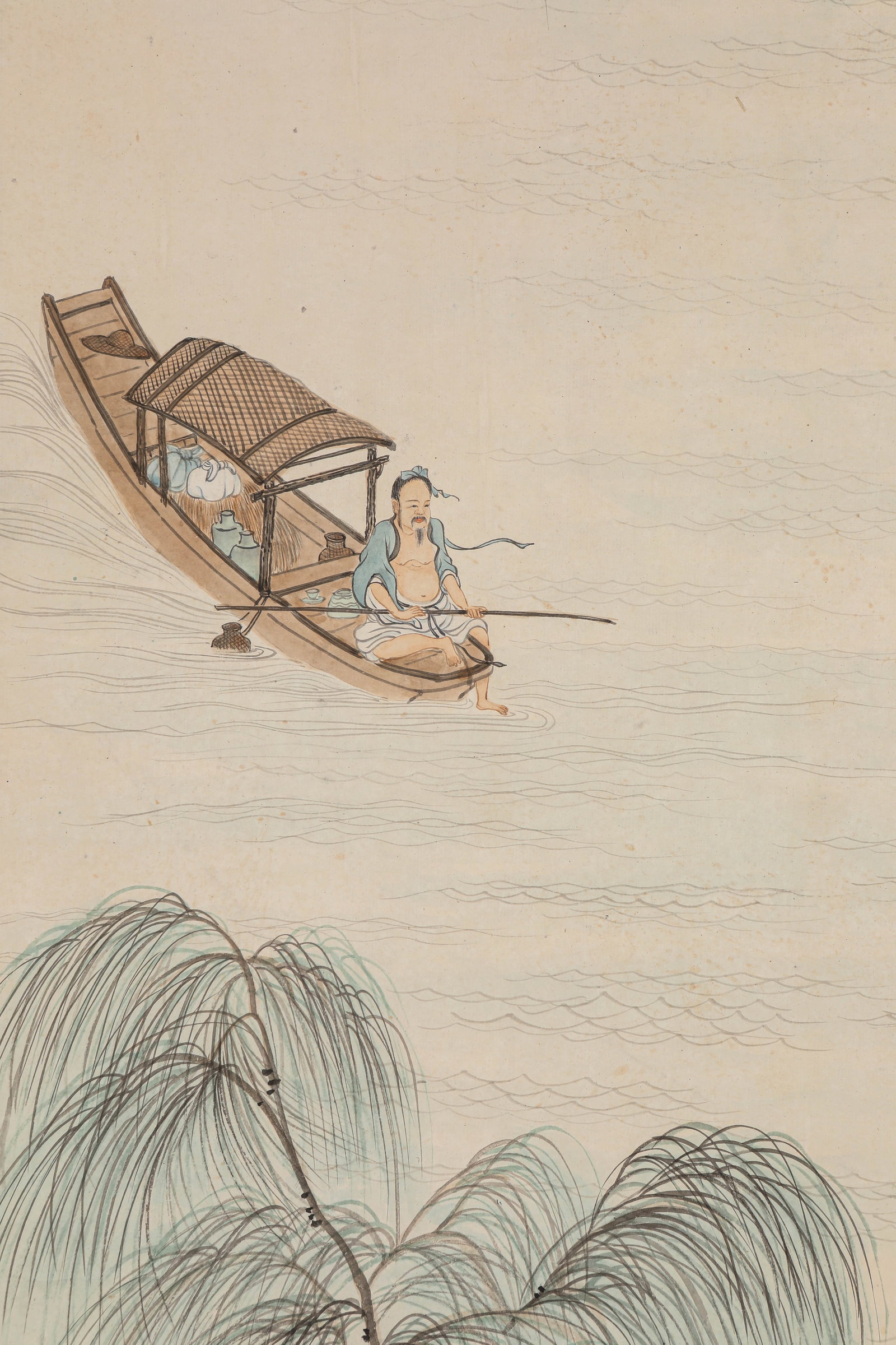 PU RU (1896-1963), ATTRIBUTED TO, BOATING - 4