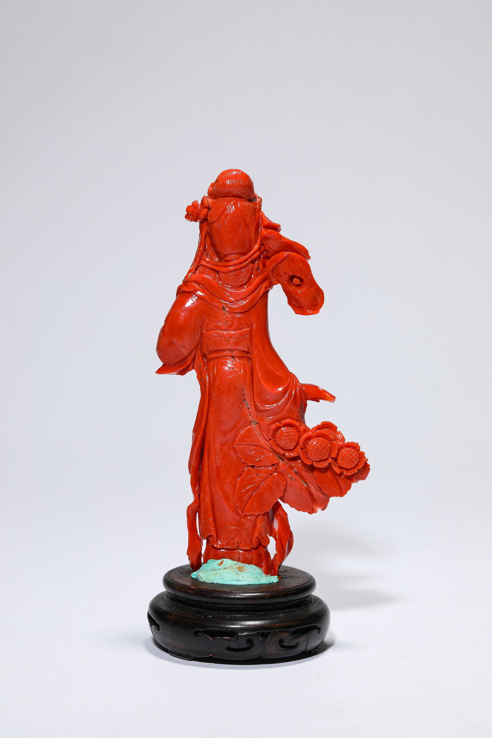 A CORAL ‘LADY’ FIGURE - 4