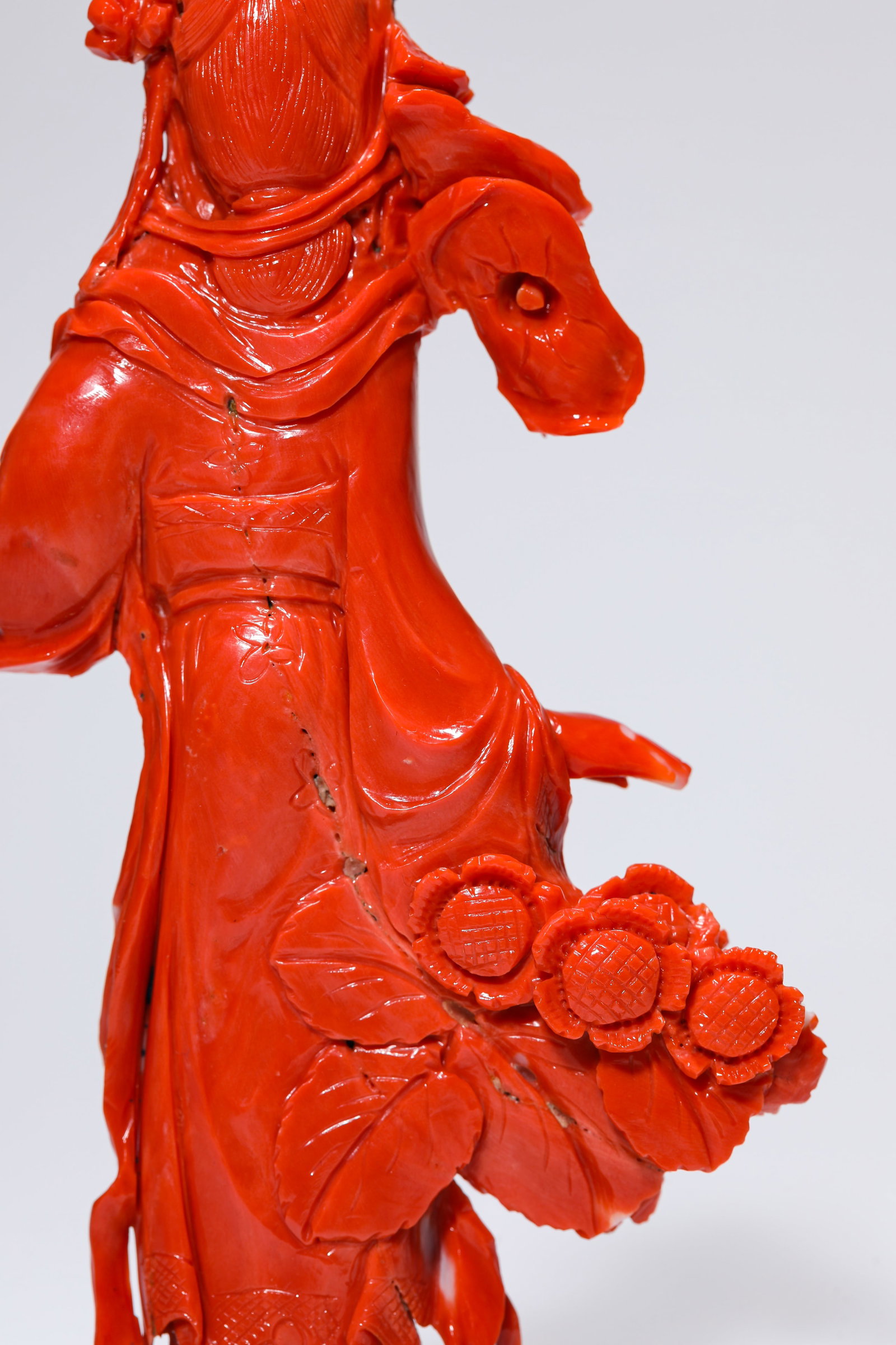 A CORAL ‘LADY’ FIGURE - 5